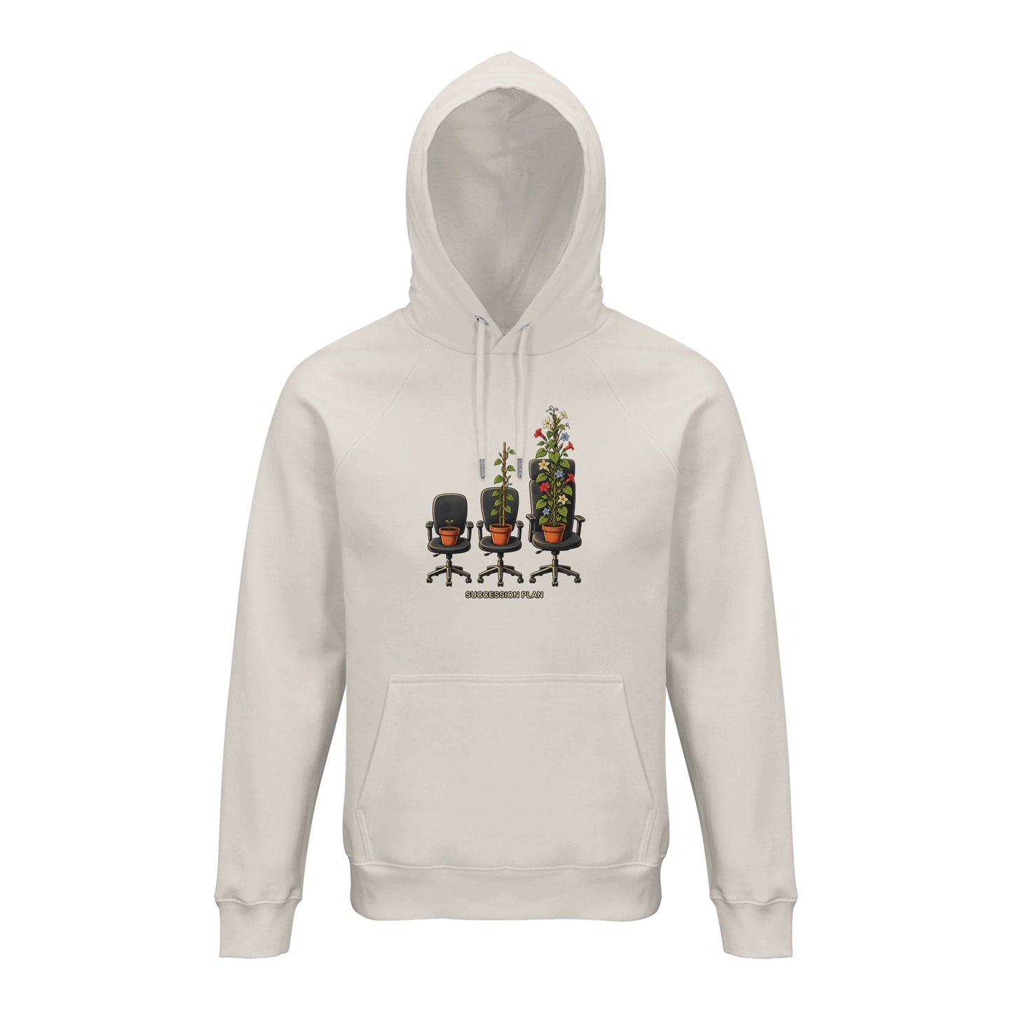 Succession Plan Office Chair Garden Graphic Hoodie — product view 1
