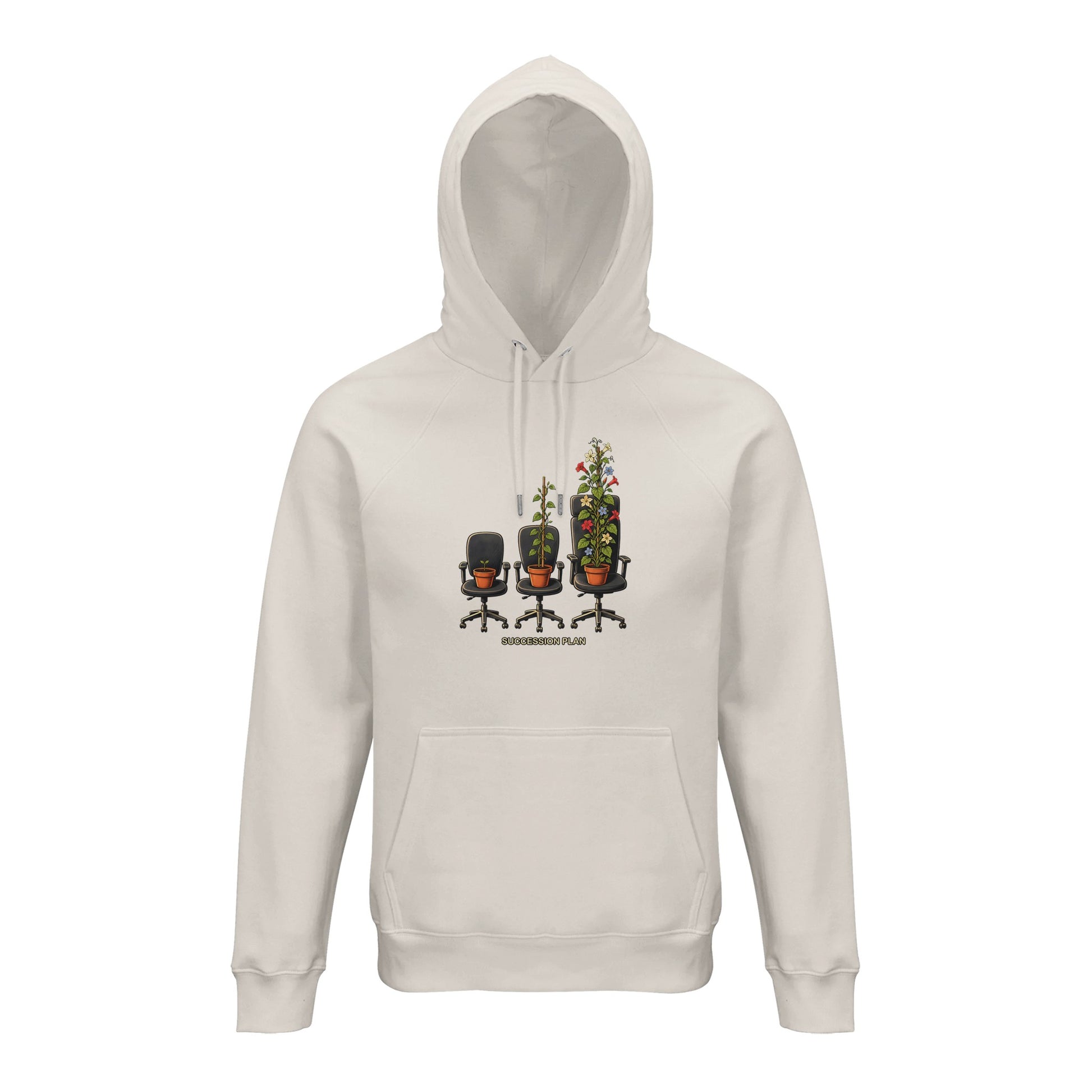 Succession Plan Office Chair Garden Graphic Hoodie — product view 1