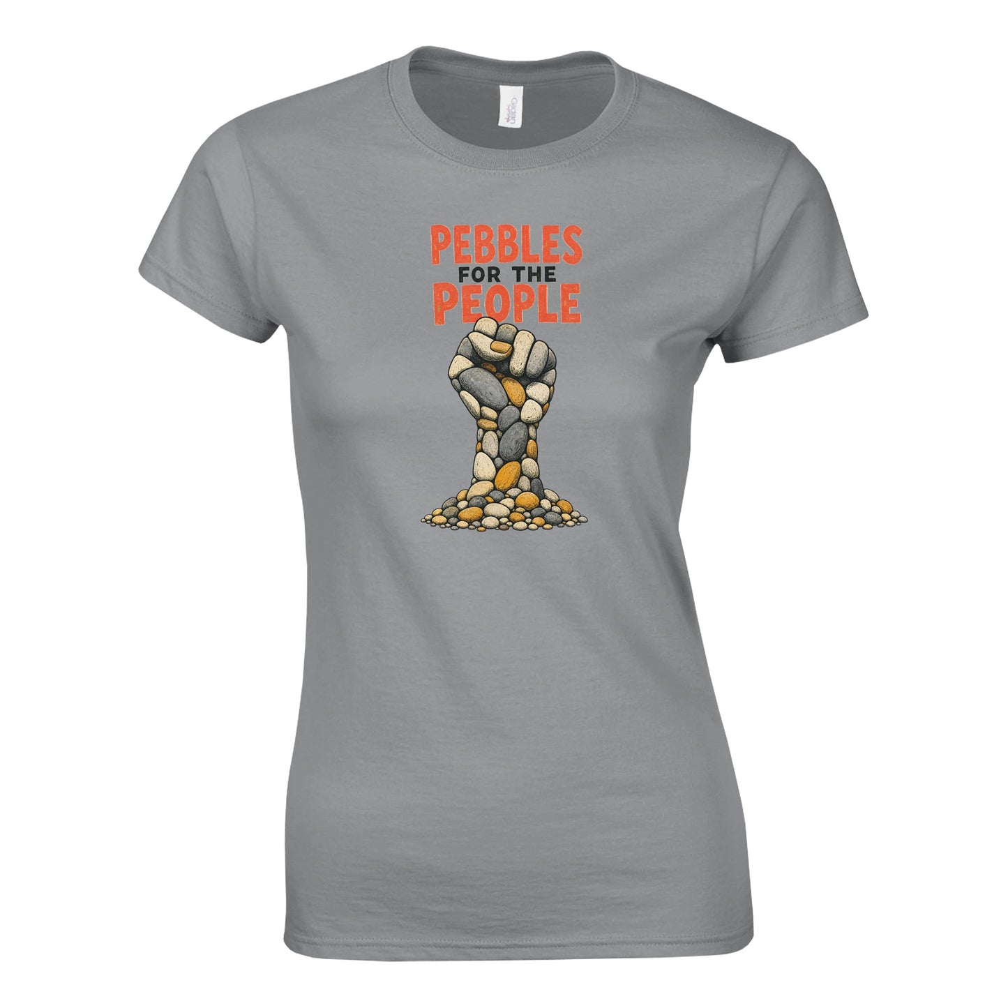 Pebbles for the People Graphic Women's T-shirt — product view 10