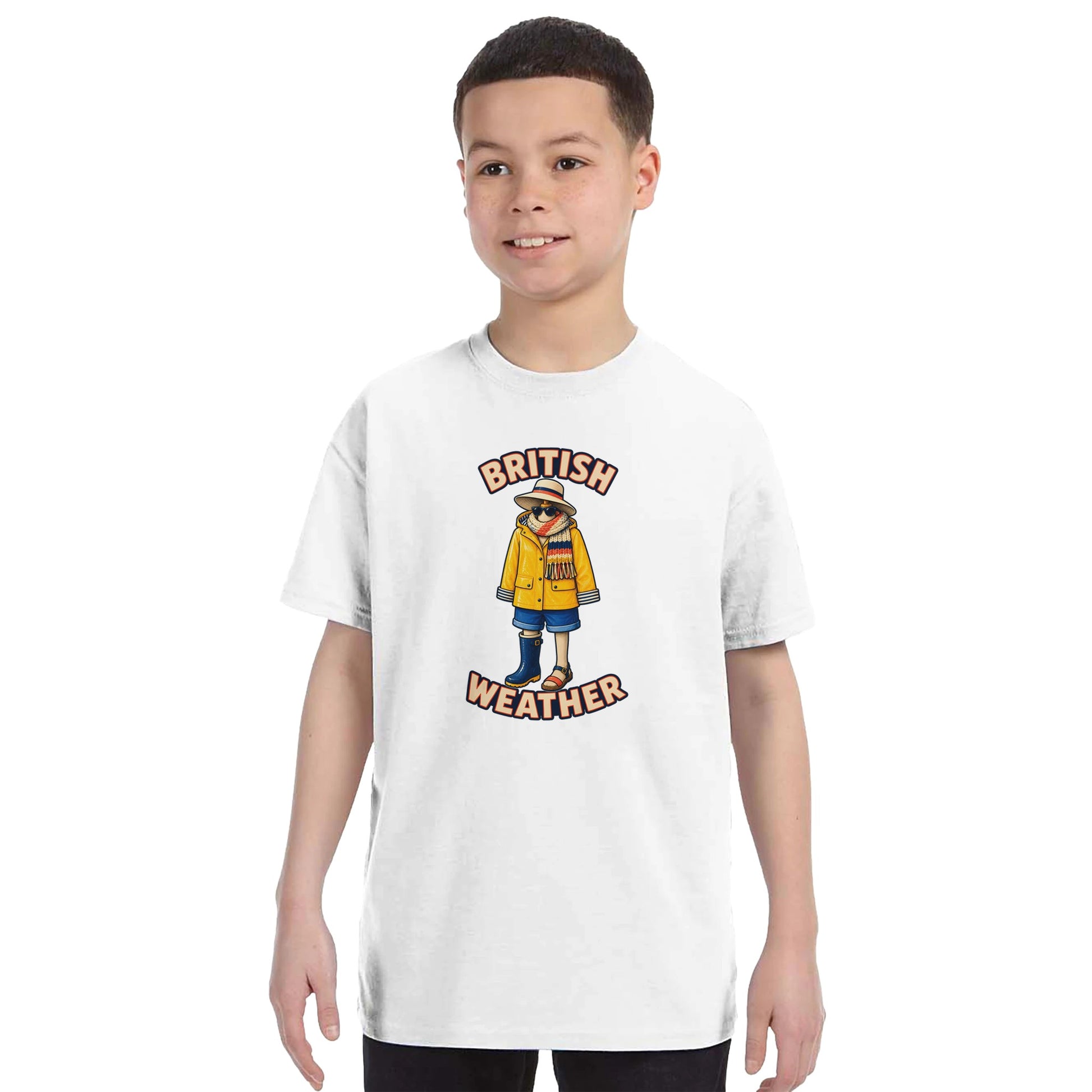 British Weather All-Weather Outfit Kids' T-shirt — product view 16