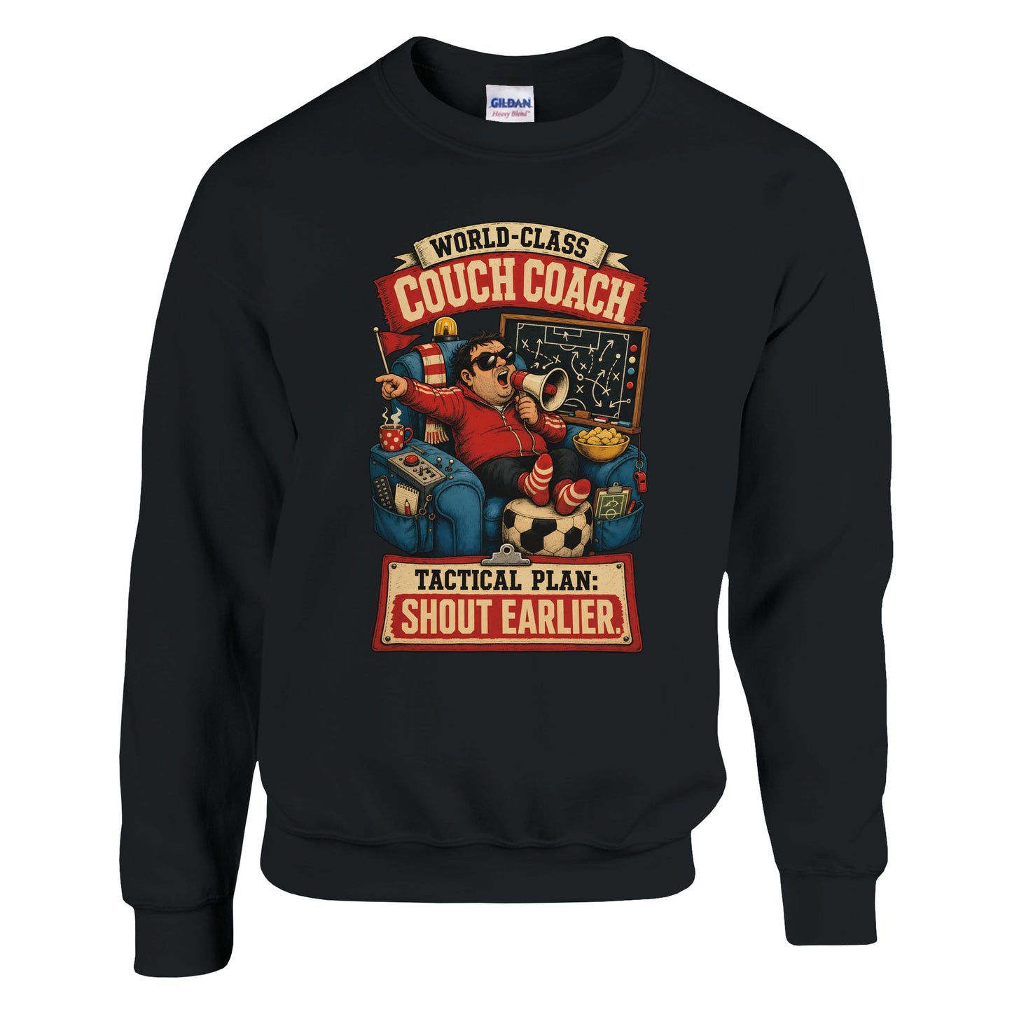 World-Class Couch Coach Sweatshirt — product view 5