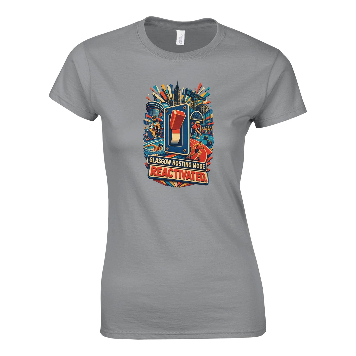 Glasgow Hosting Mode — Reactivated Women's T-shirt — product view 10