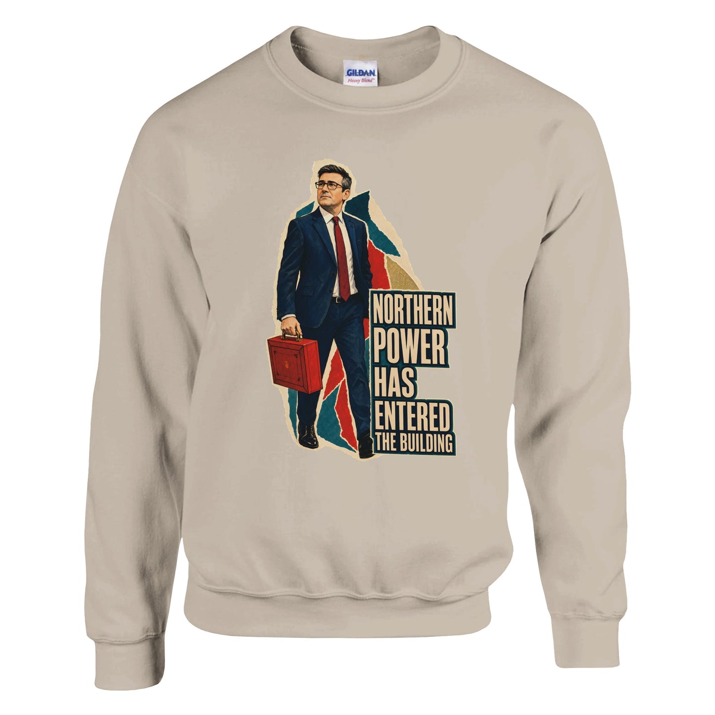 Northern Power Has Entered the Building Tote Bag Sweatshirt — product view 14