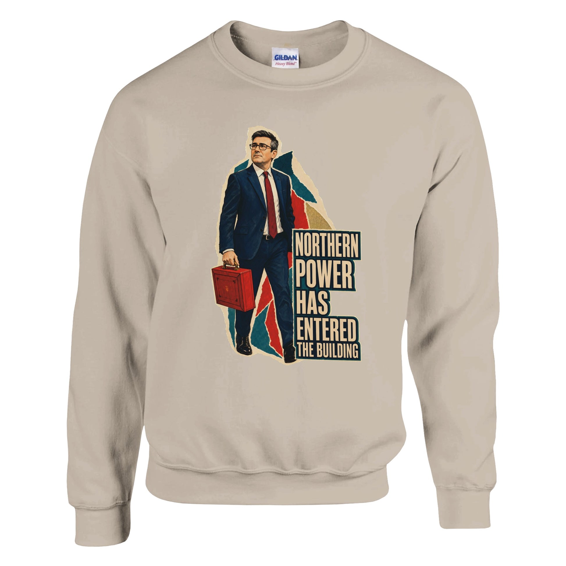 Northern Power Has Entered the Building Tote Bag Sweatshirt — product view 14