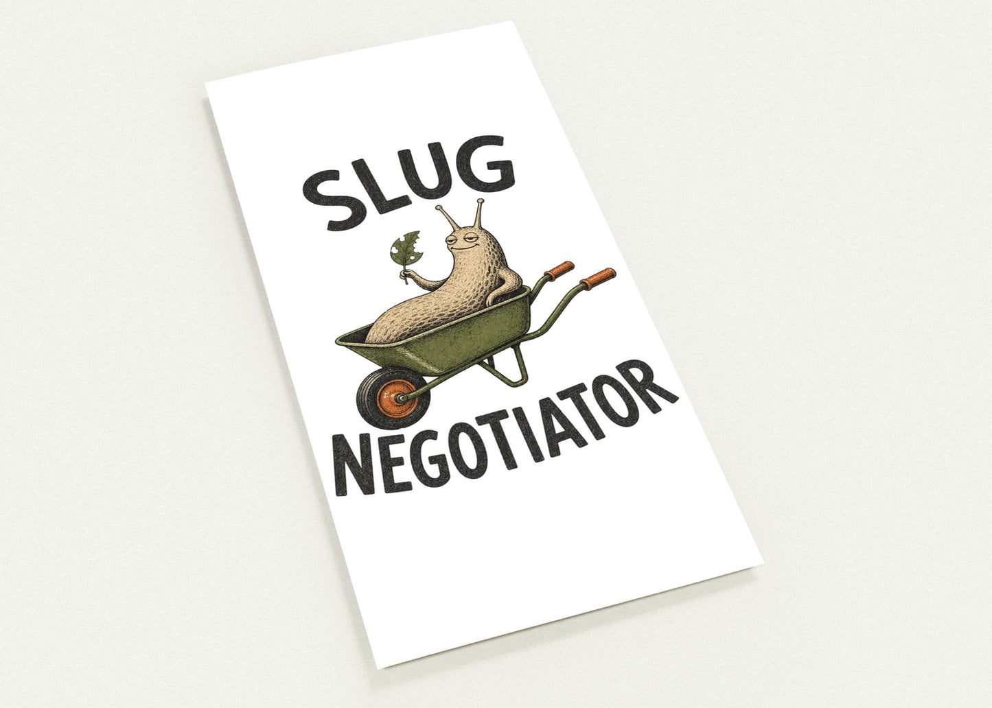 Slug Negotiator Garden Graphic Postcard Pack — product view 2