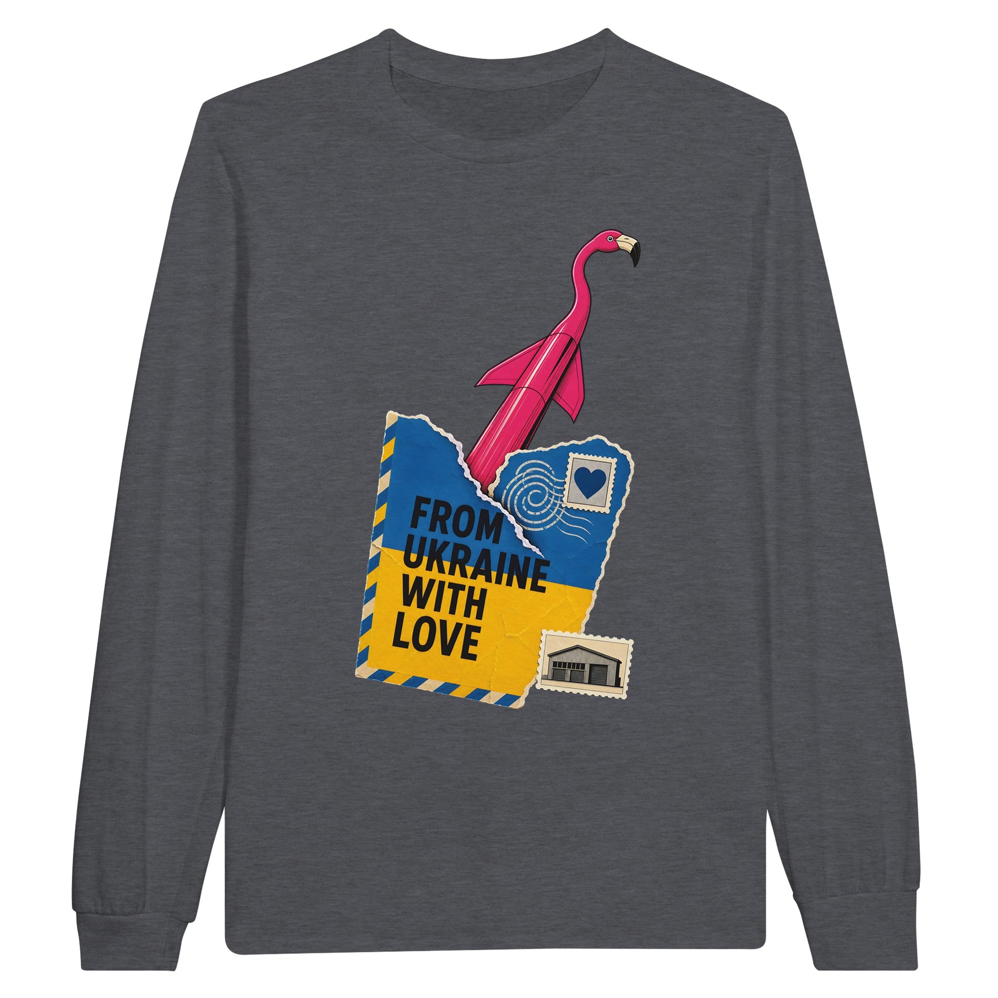 From Ukraine With Love Long-Sleeve T-shirt — product view 2