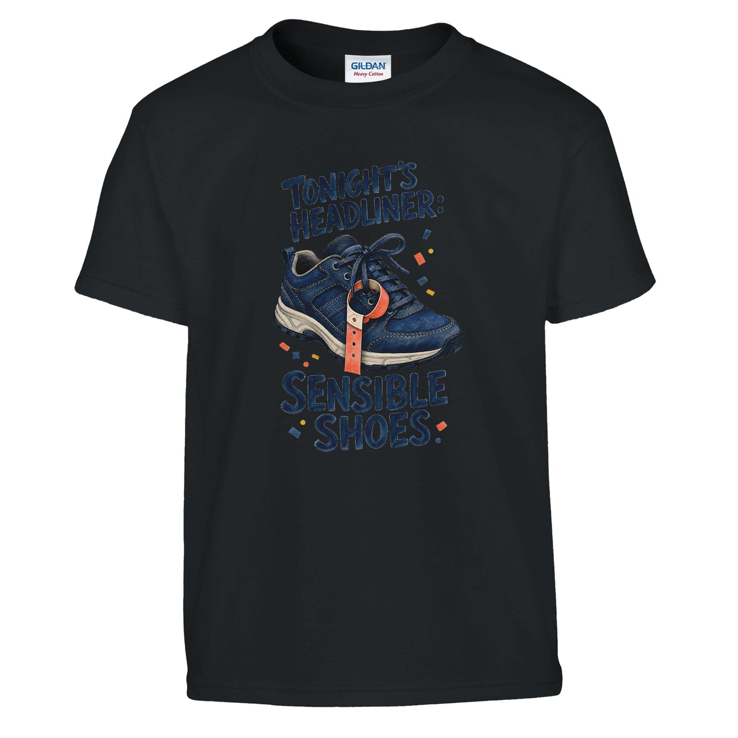 Tonight's Headliner: Sensible Shoes Concert Kids' T-shirt — product view 2