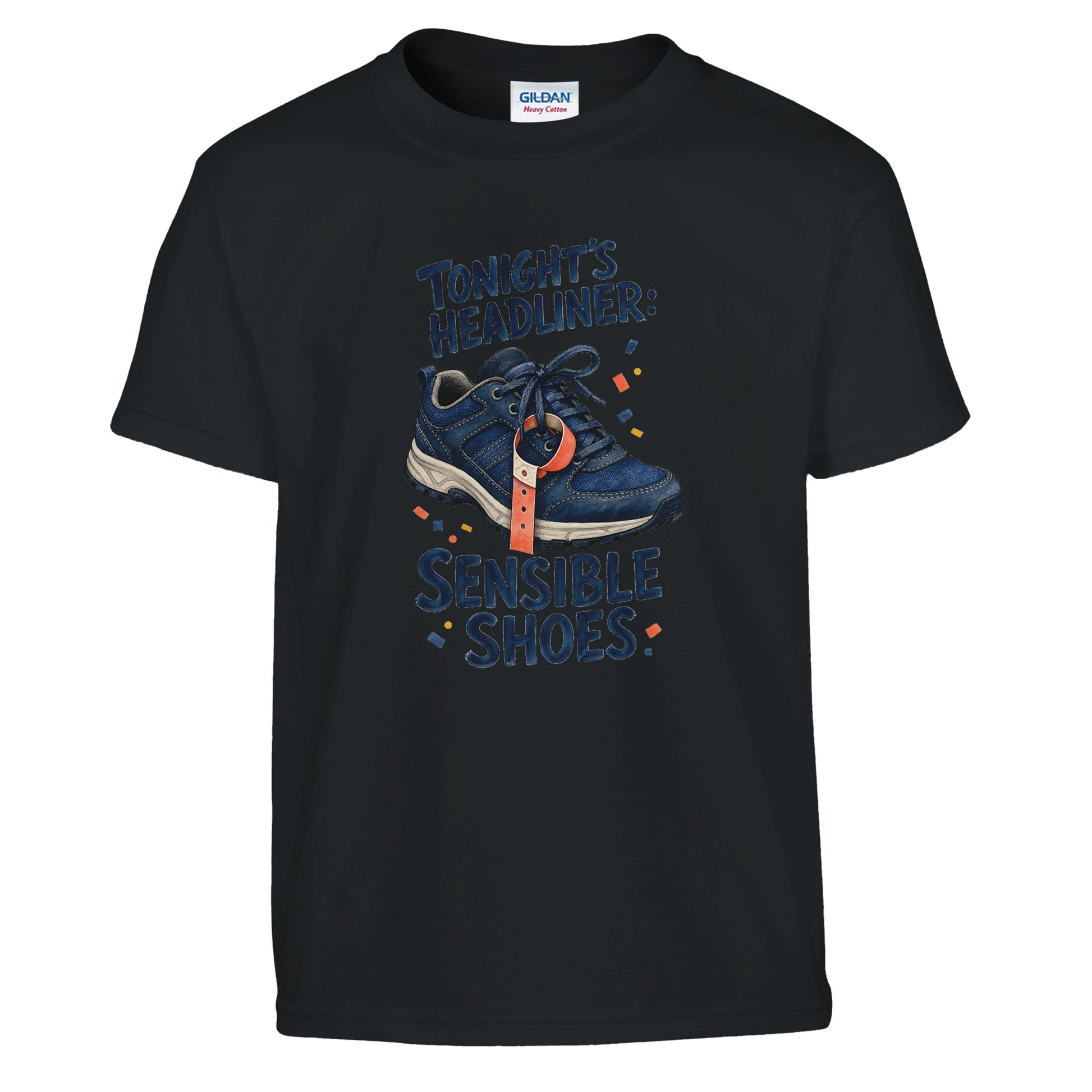Tonight's Headliner: Sensible Shoes Concert Kids' T-shirt — product view 2