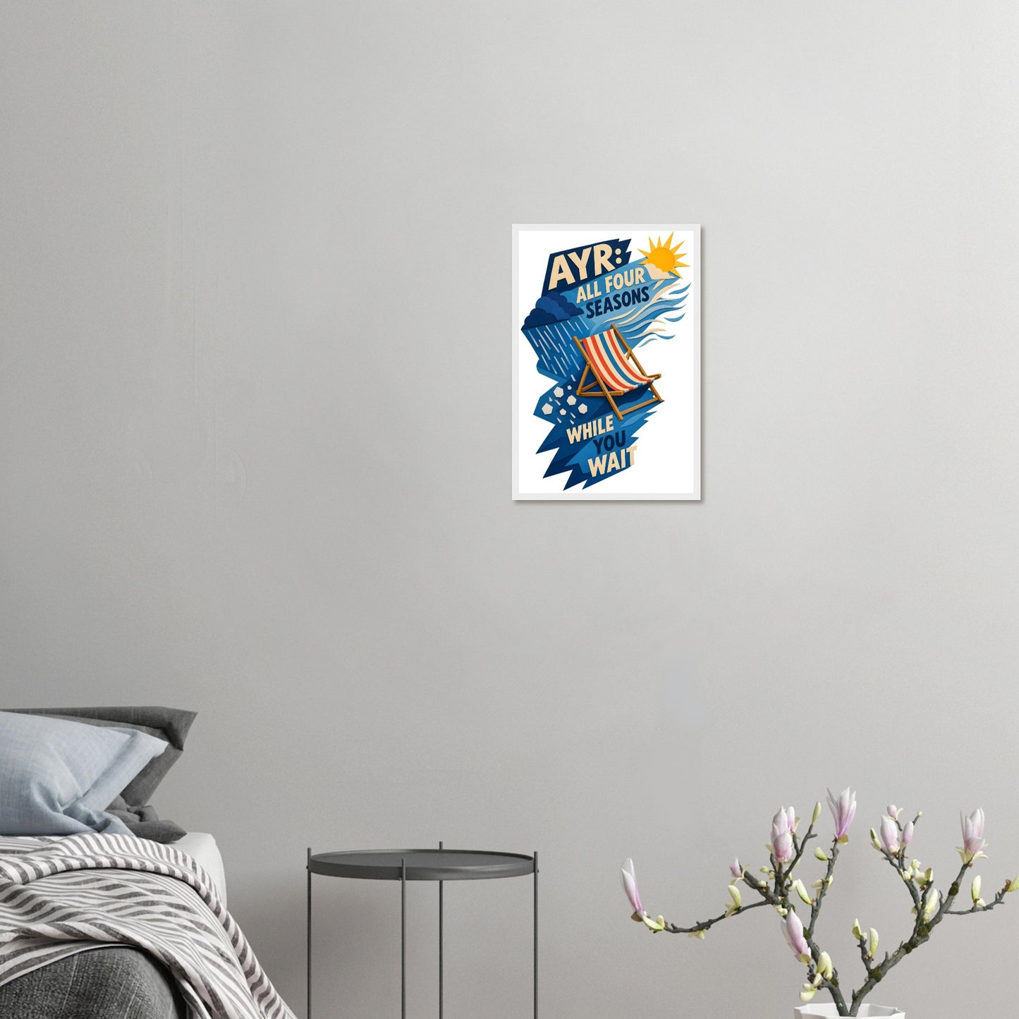 Ayr: All Four Seasons While You Wait Framed Wall Art — product view 10