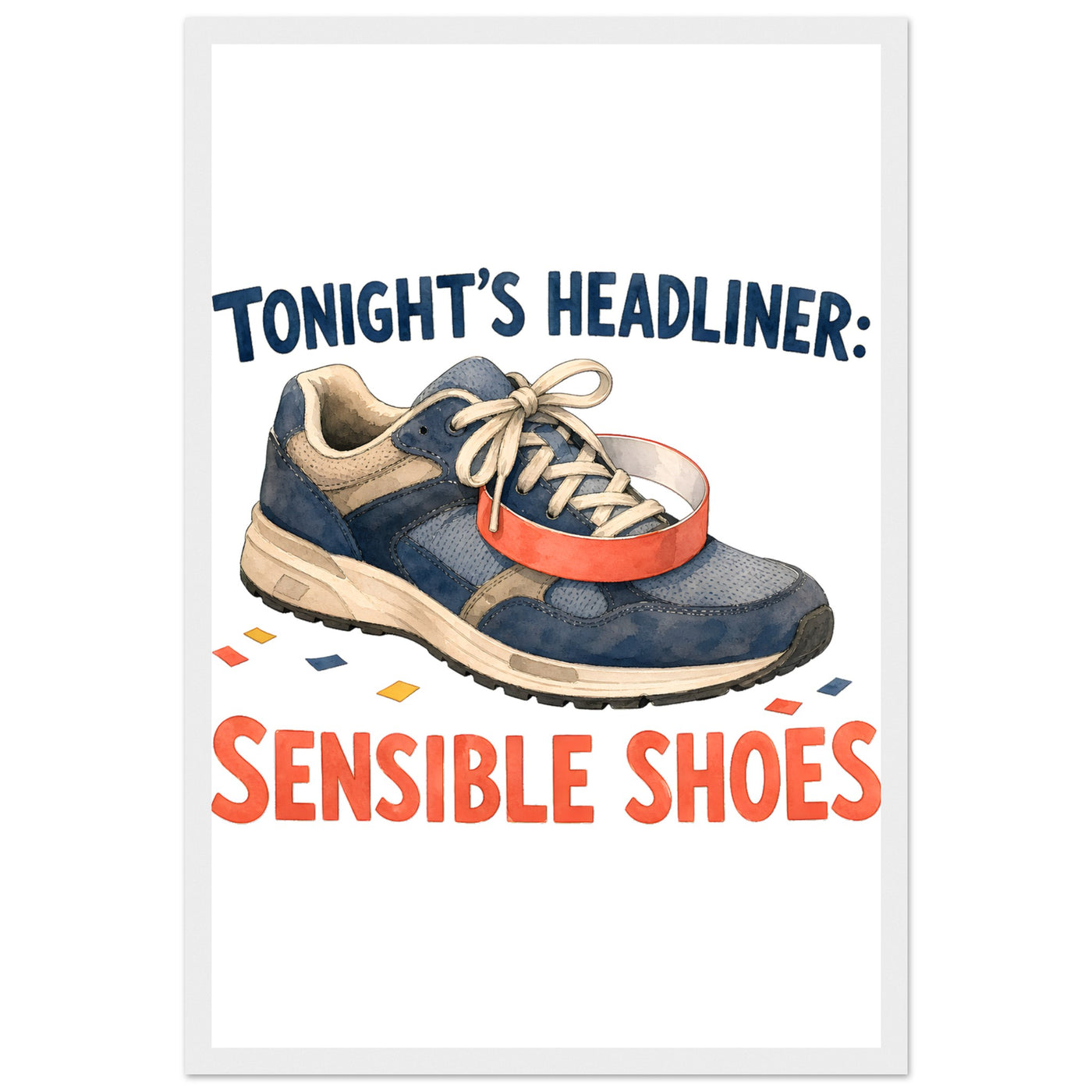 Tonight's Headliner: Sensible Shoes Concert Framed Wall Art