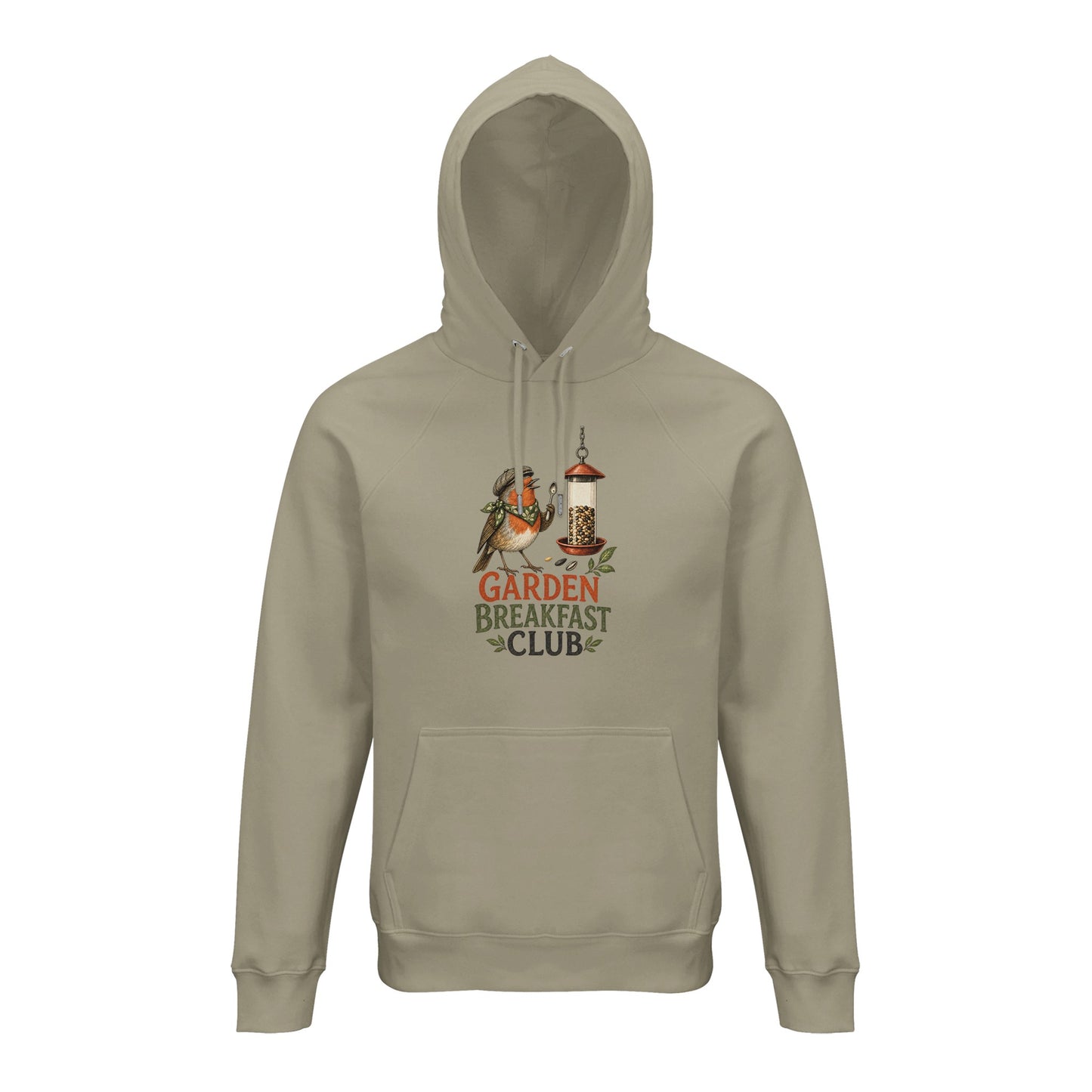 Garden Breakfast Club Robin Graphic Hoodie — product view 3