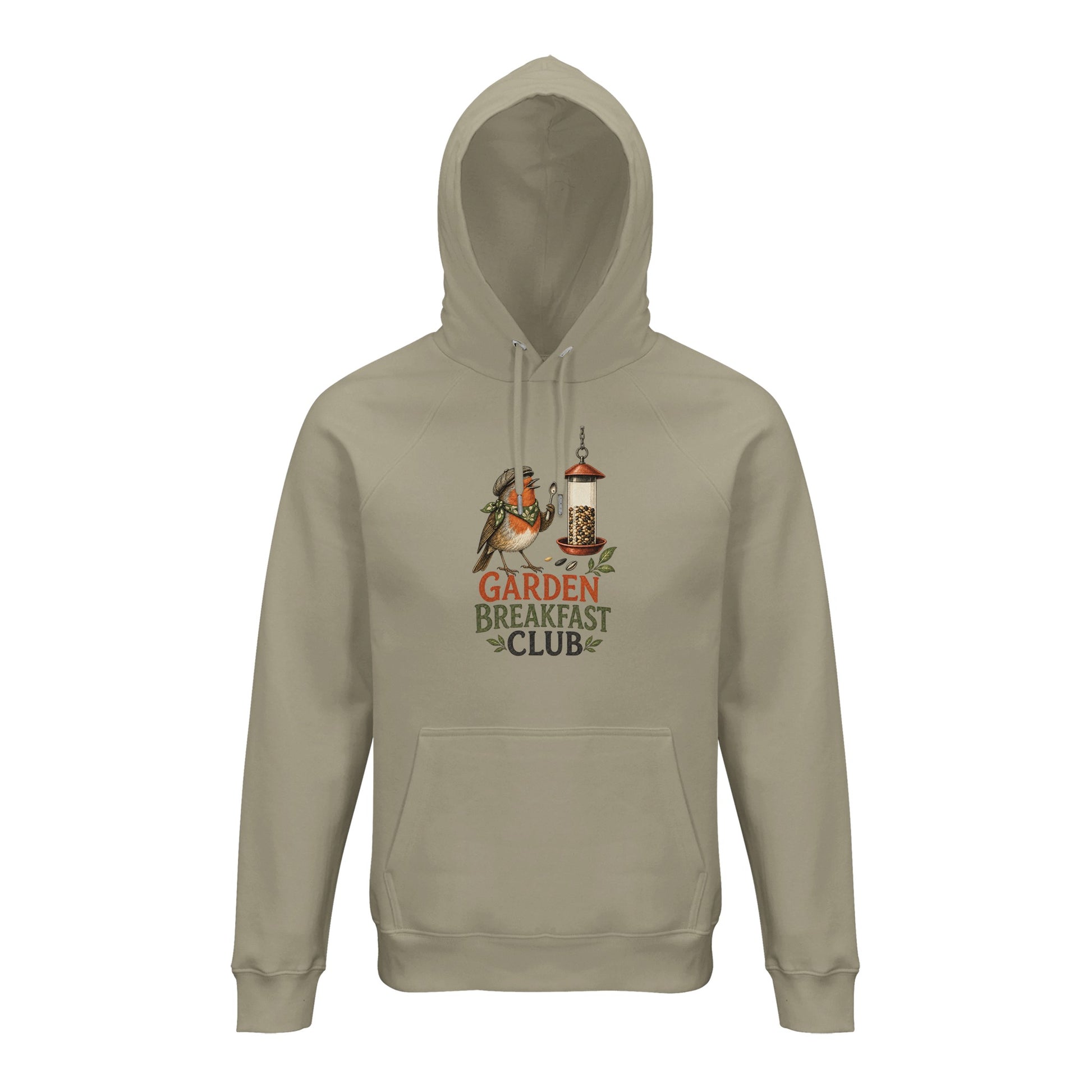 Garden Breakfast Club Robin Graphic Hoodie — product view 3