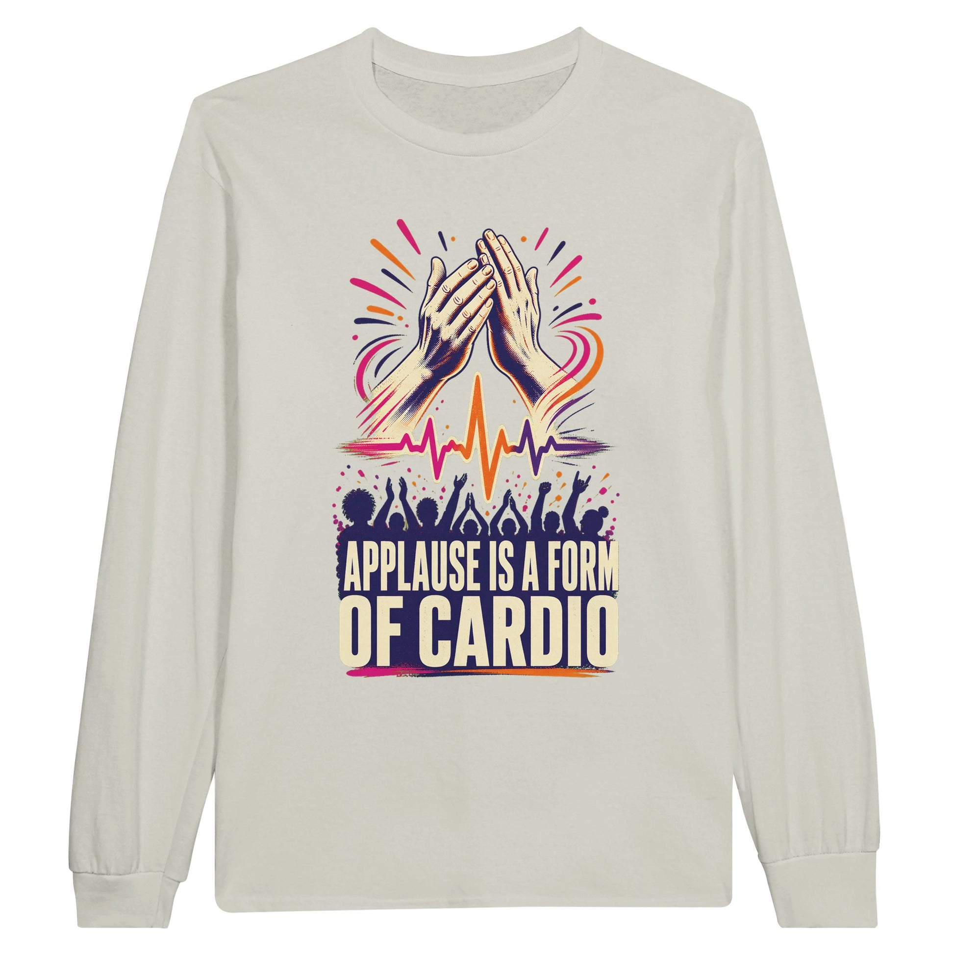 Applause Is a Form of Cardio Long-Sleeve T-shirt — product view 4