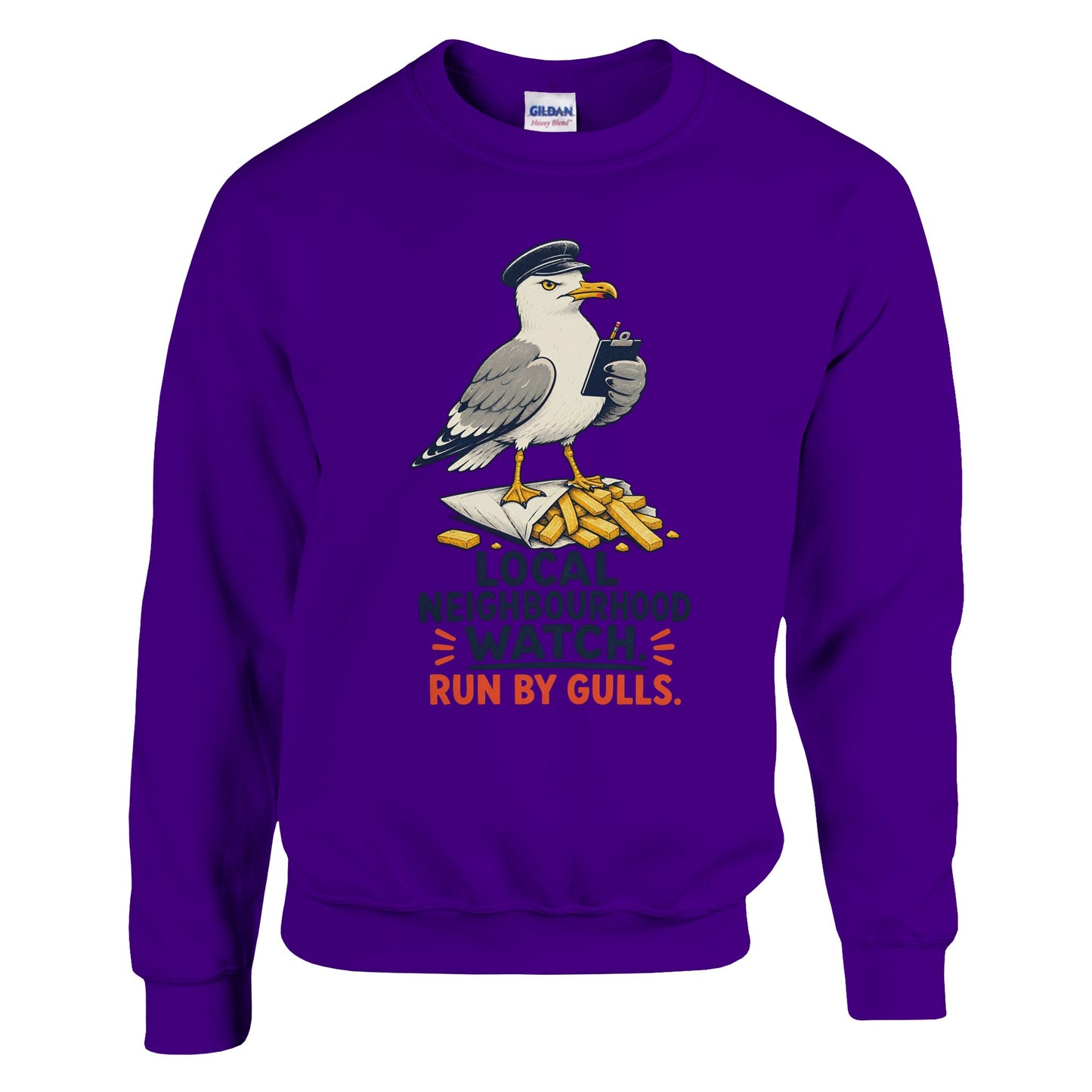 Local Neighbourhood Watch: Run by Gulls Sweatshirt — product view 6