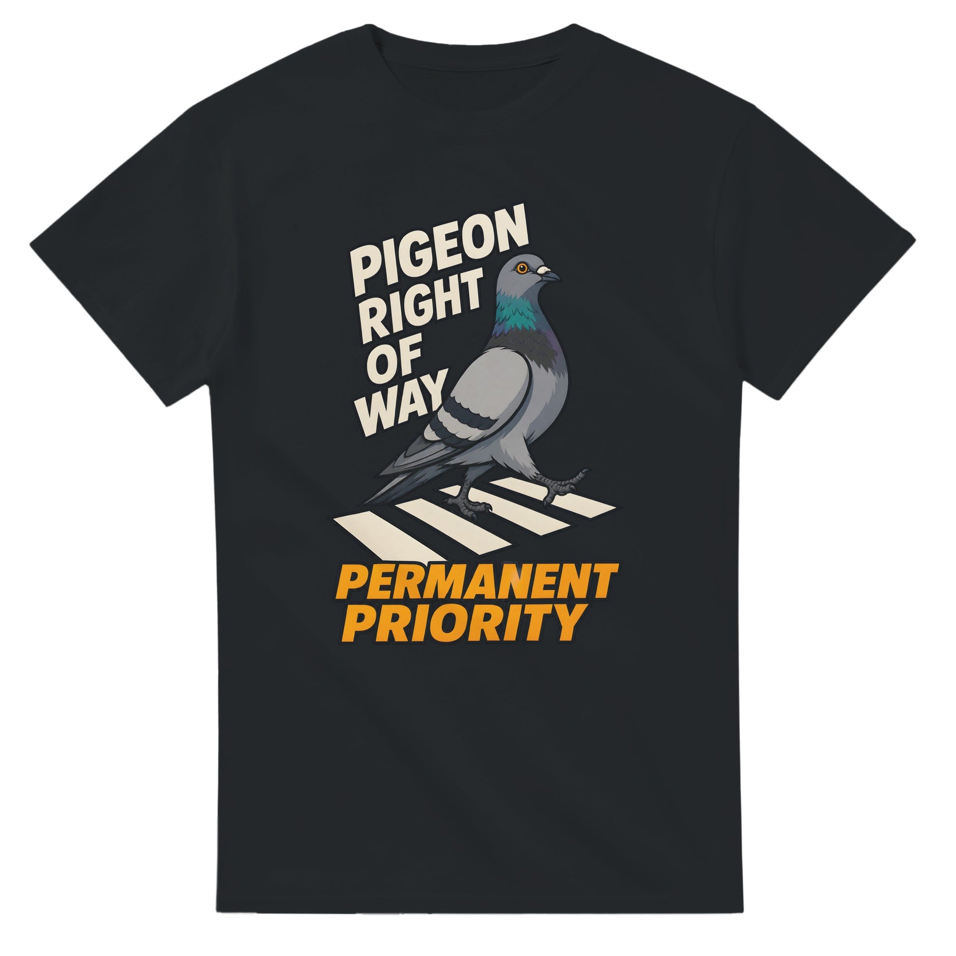 Pigeon Right of Way T-shirt — product view 10