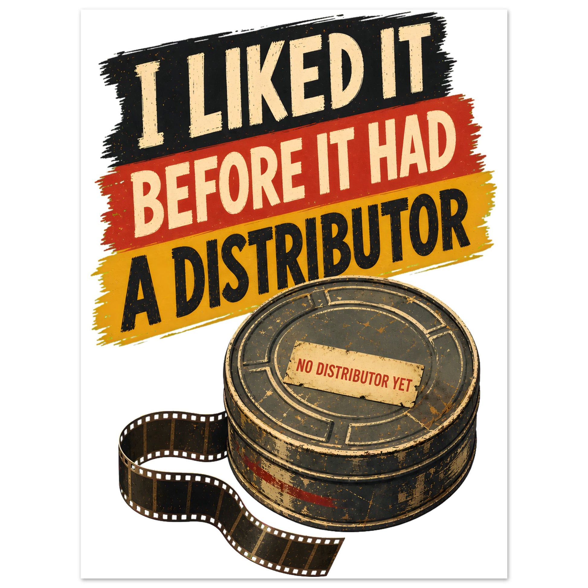 I Liked It Before It Had a Distributor Aluminium Print — product view 1