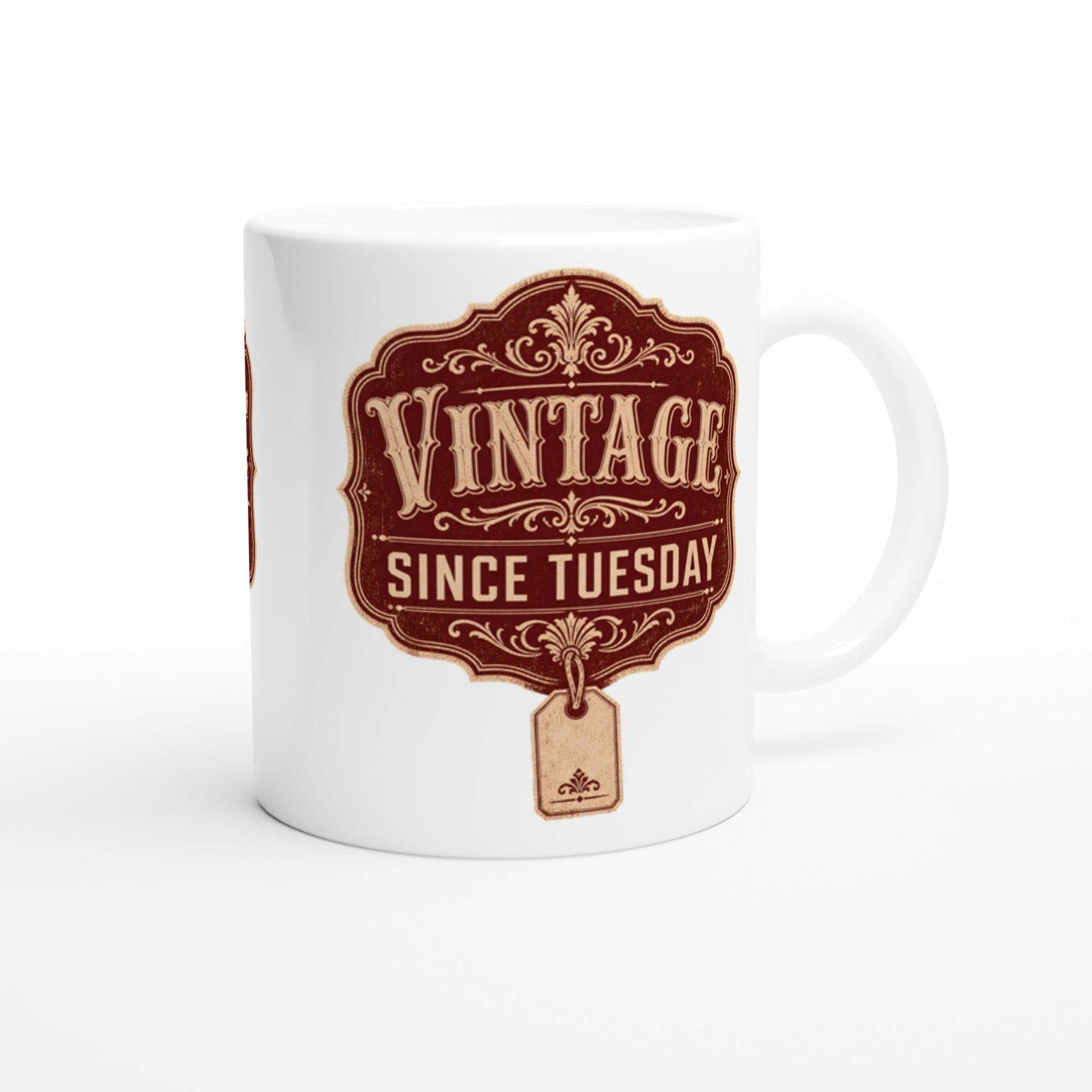 Vintage Since Tuesday Mug — product view 3