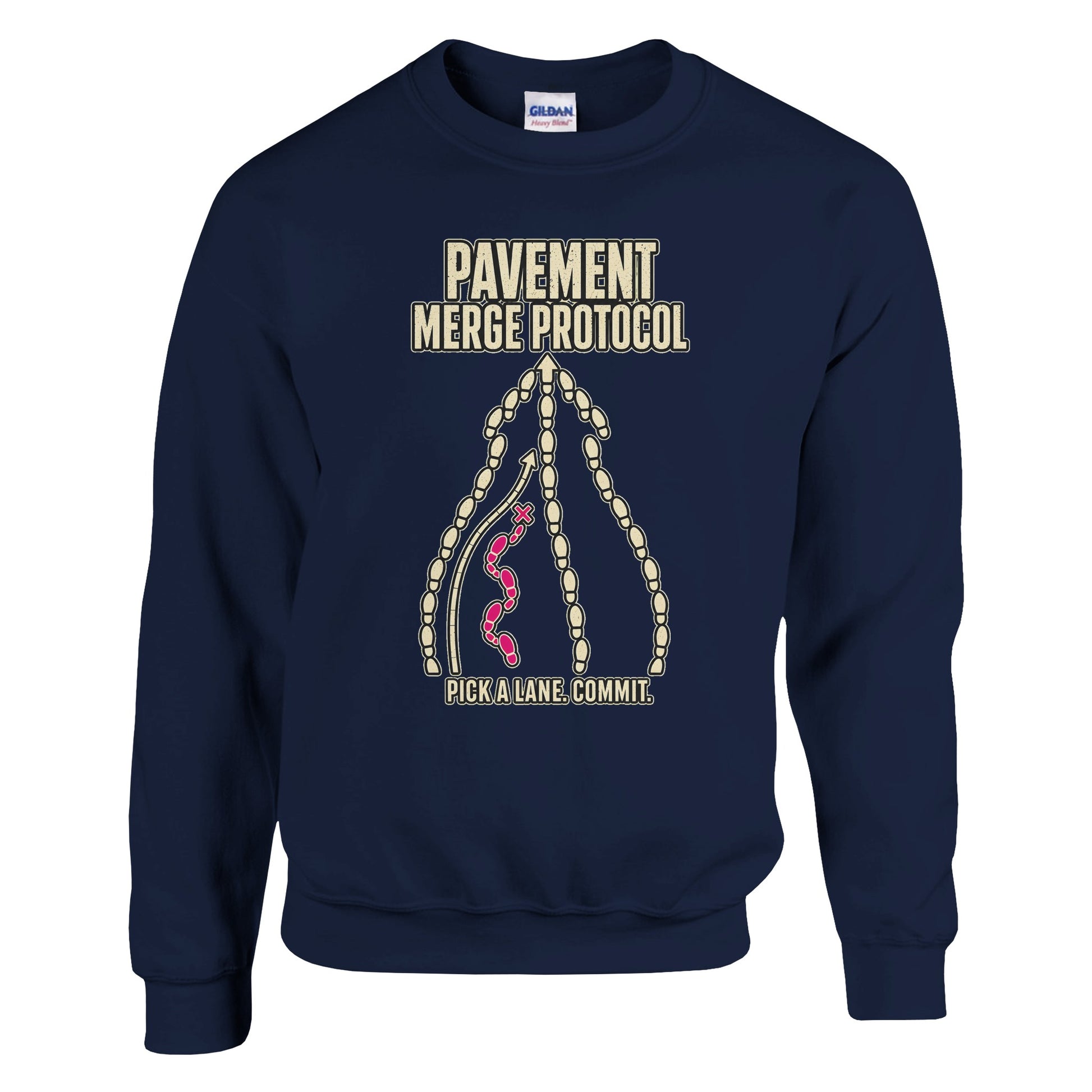 Pavement Merge Protocol — Pick a Lane Sweatshirt — product view 13