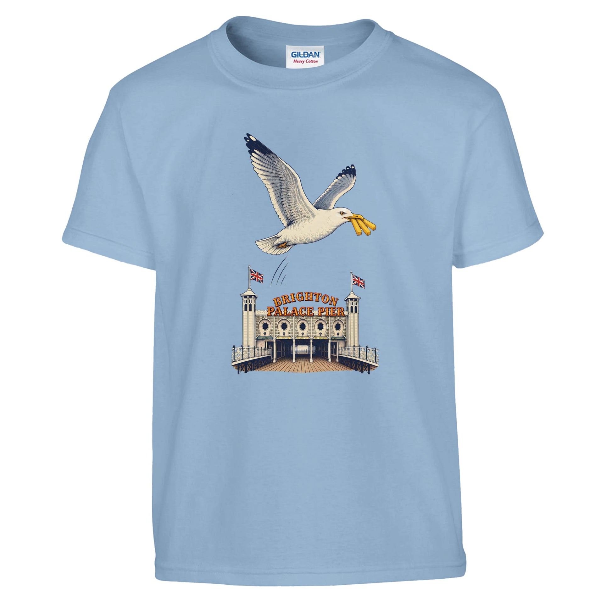 Brighton Palace Pier Chip Heist Kids' T-shirt — product view 3