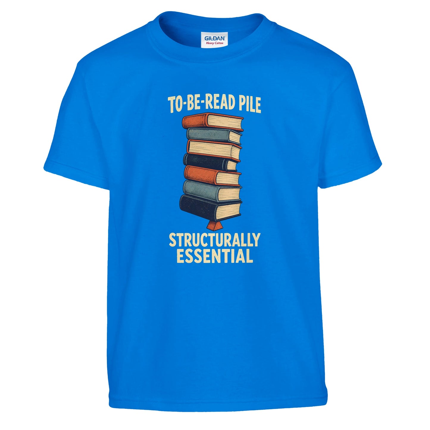 To-Be-Read Pile: Structurally Essential Book Graphic Kids' T-shirt — product view 14