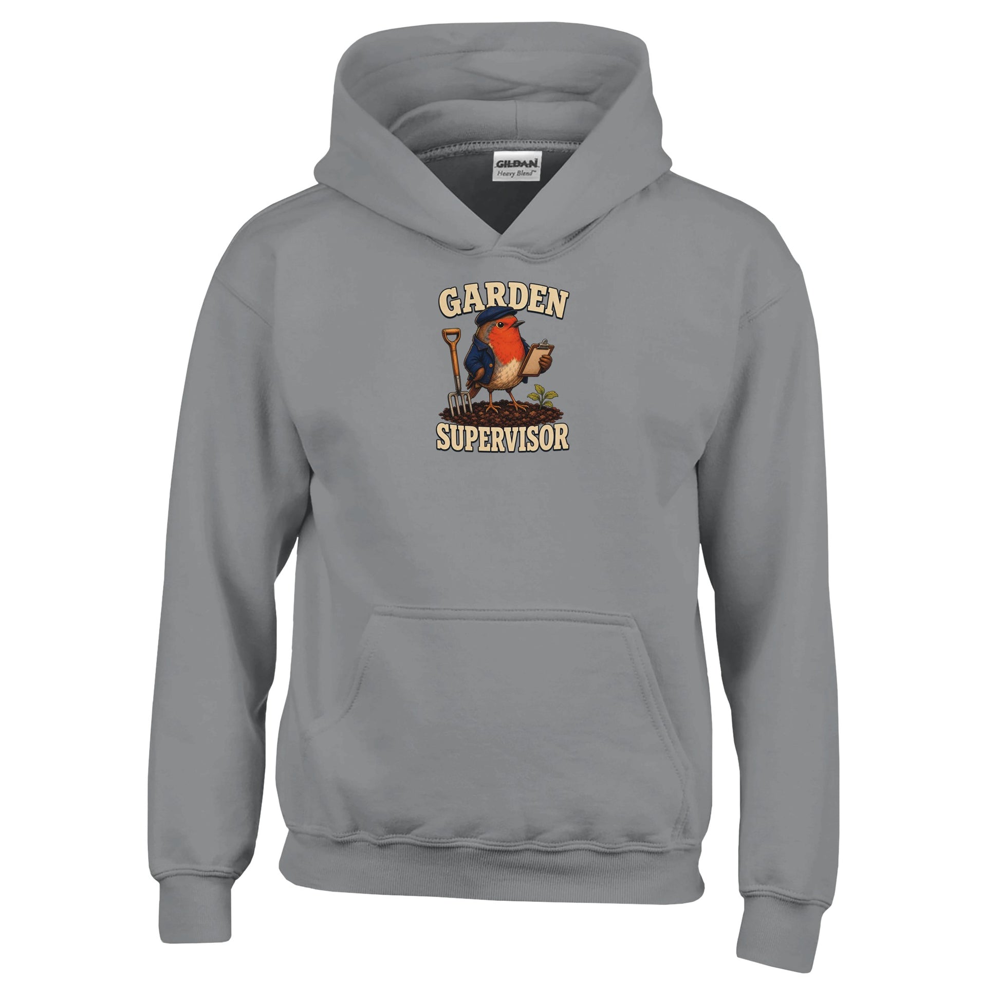Garden Supervisor Robin Kids' Hoodie — product view 13