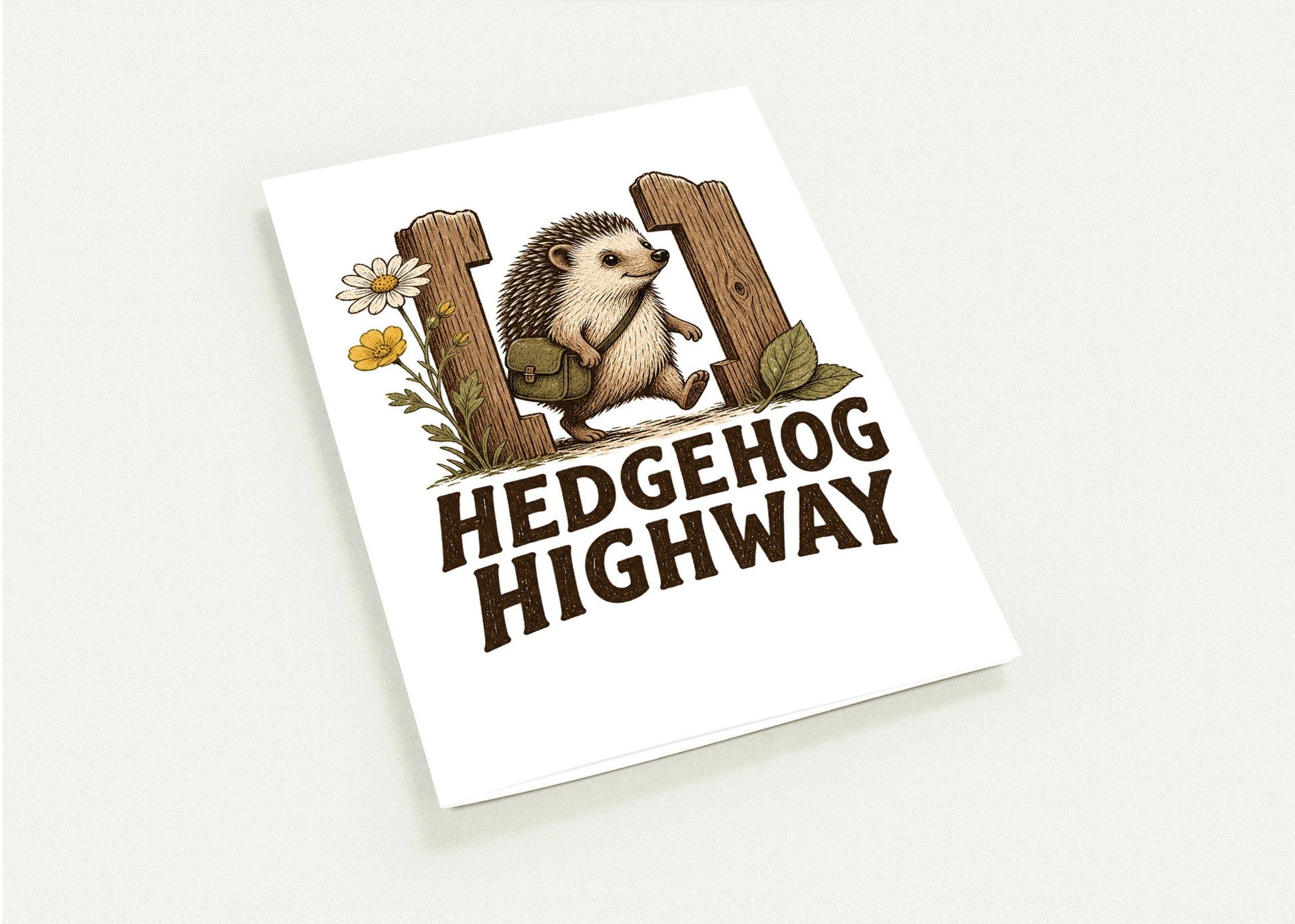 Hedgehog Highway Garden Graphic Greeting Card Pack — product view 4