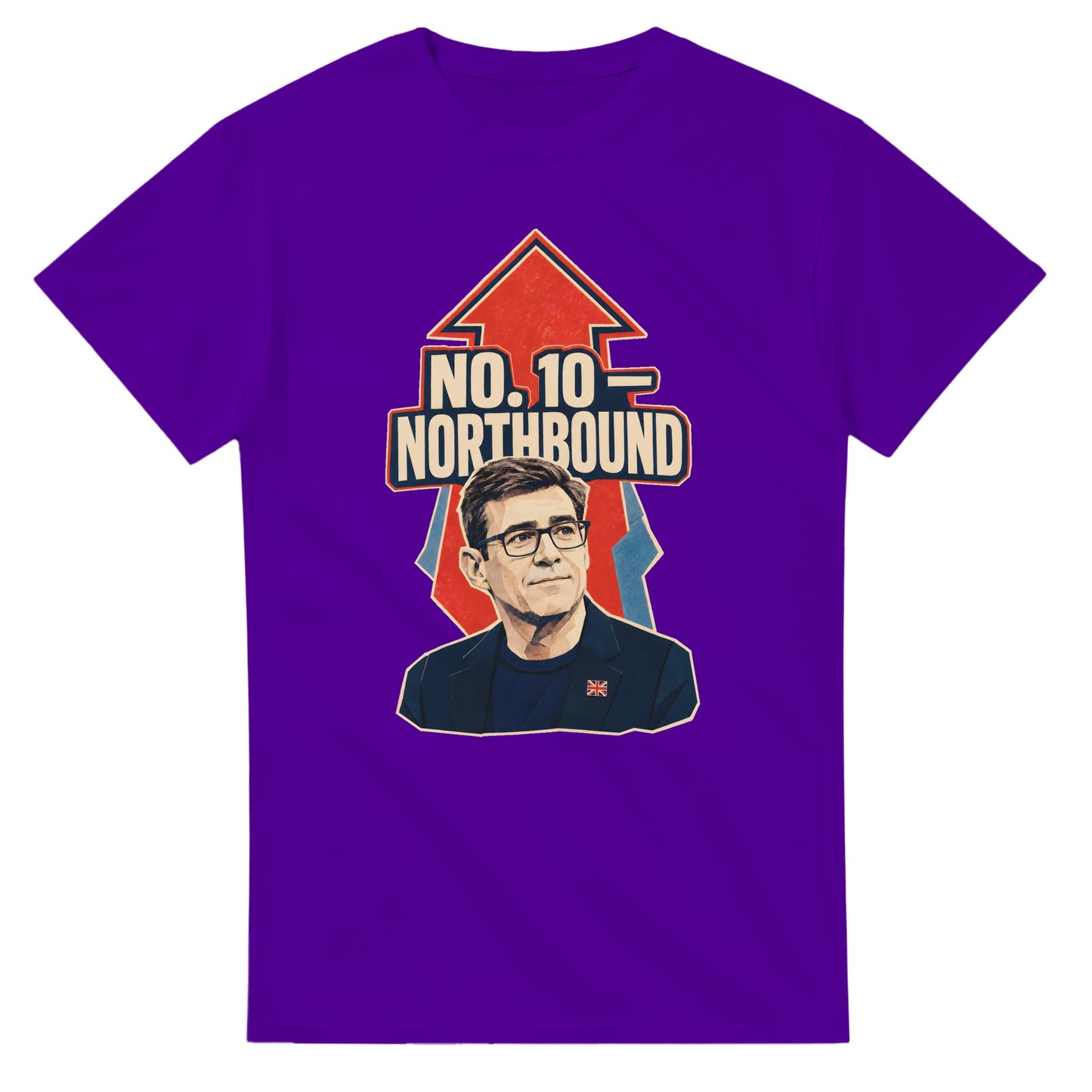 No. 10 — Northbound Andy Burnham Political Satire T-shirt — product view 16