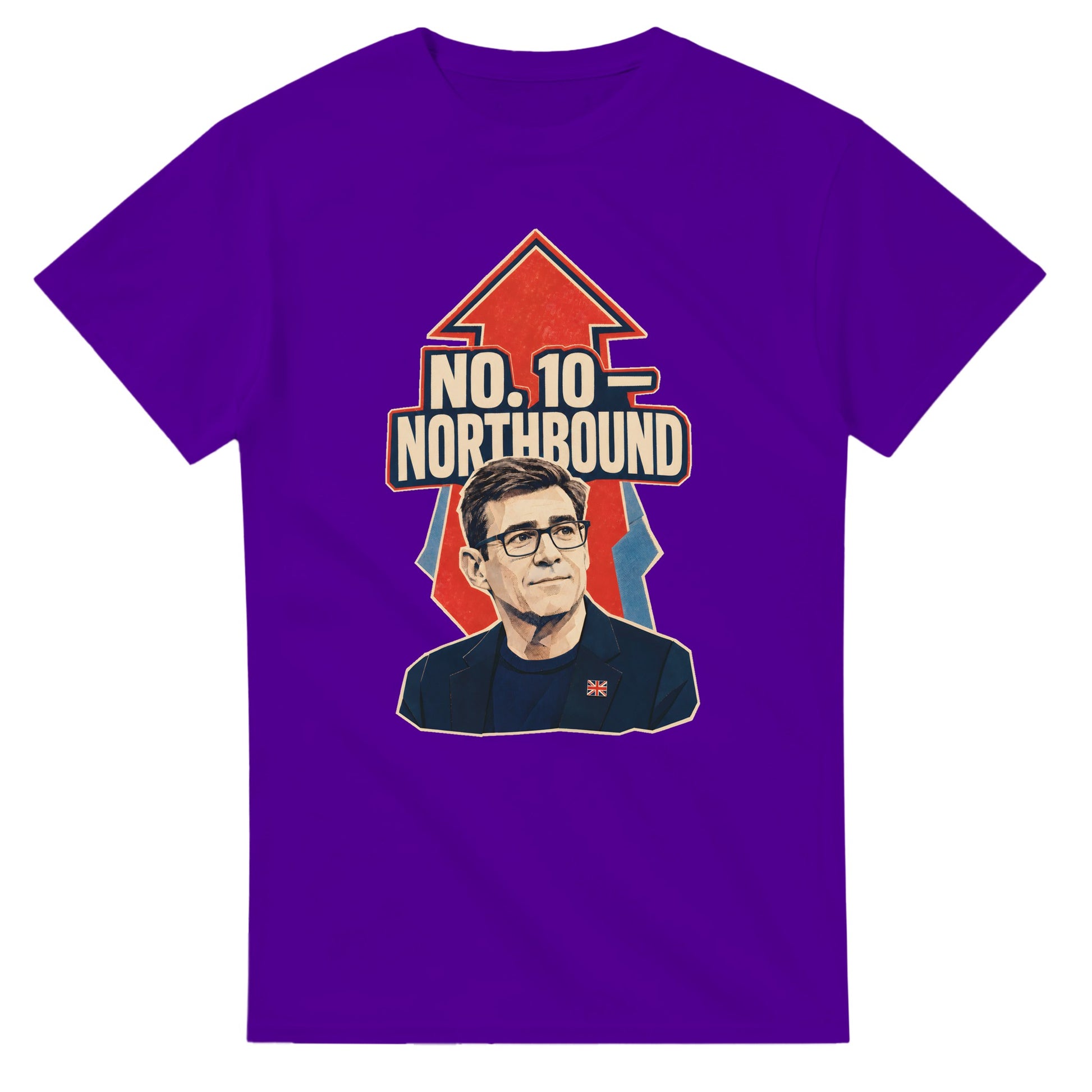 No. 10 — Northbound Andy Burnham Political Satire T-shirt — product view 16