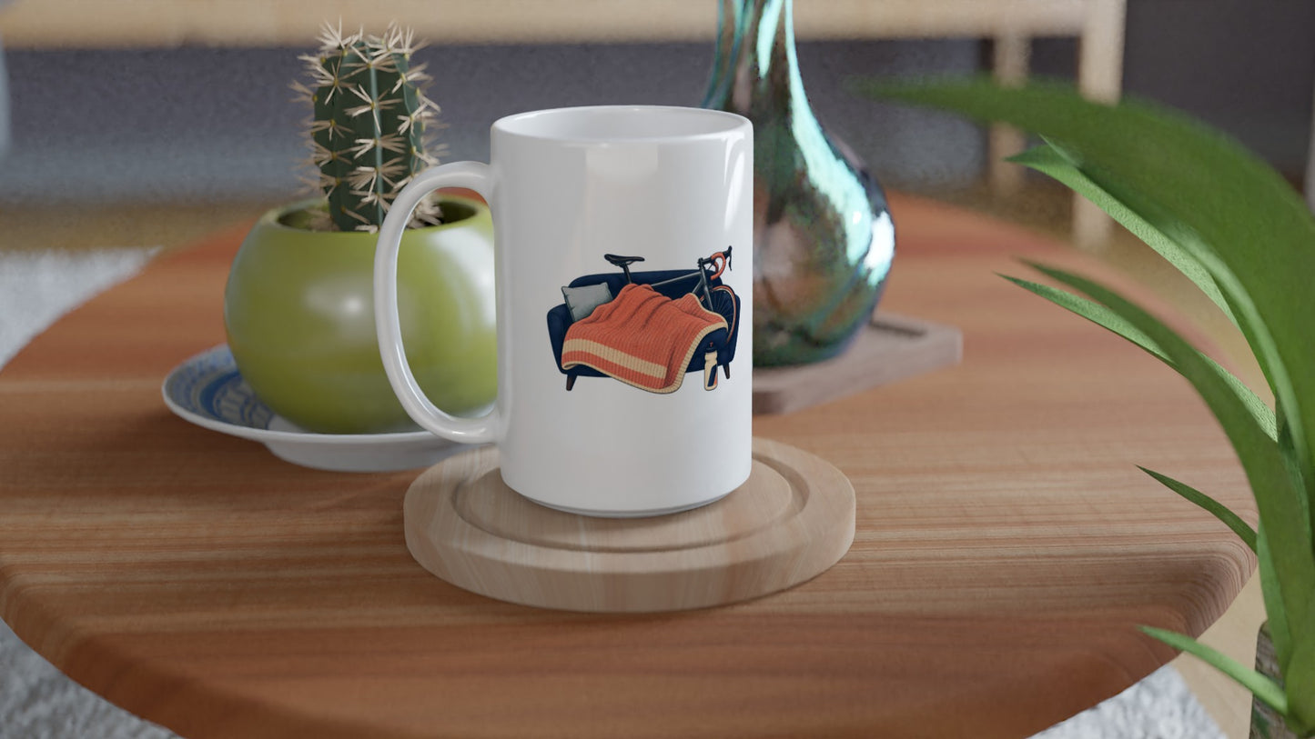 Bicycle Rest Day Large Mug — product view 4