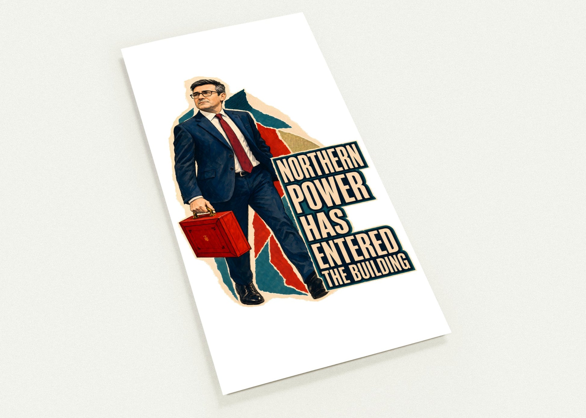 Northern Power Has Entered the Building Tote Bag Postcard Pack — product view 1