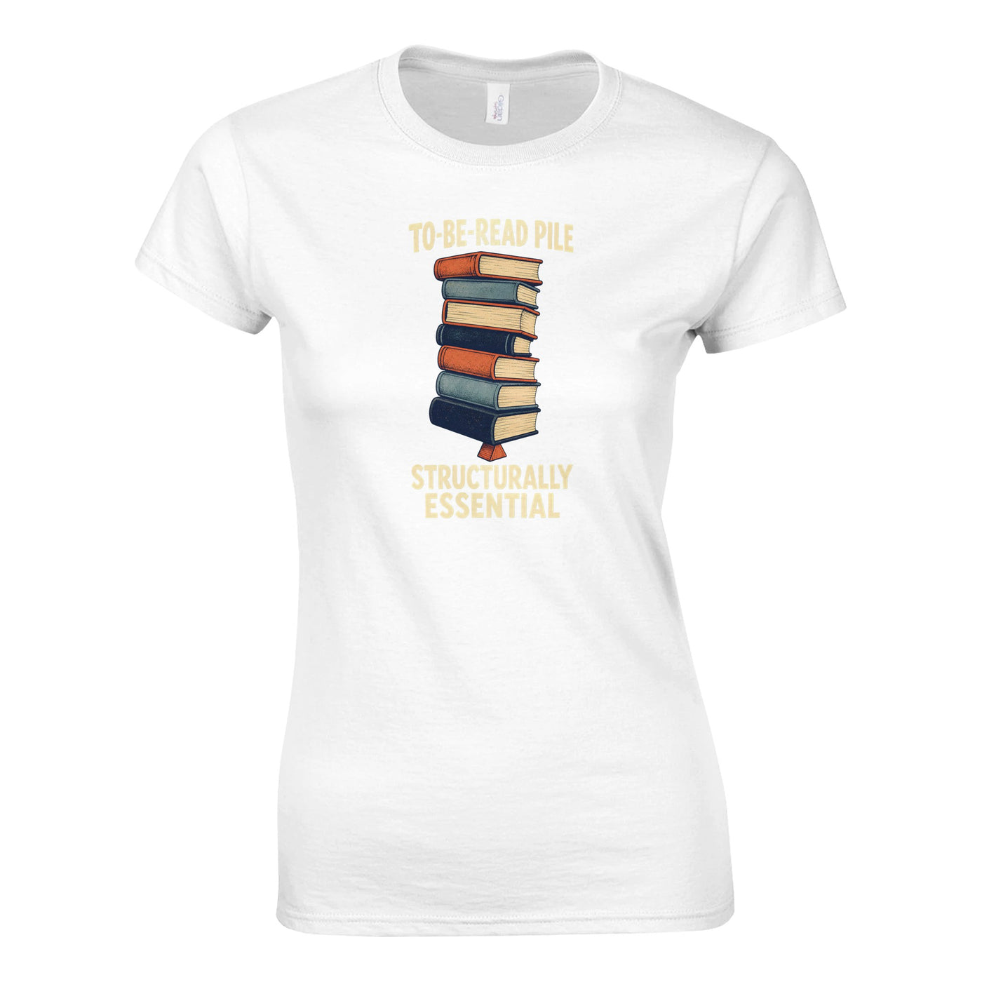 To-Be-Read Pile: Structurally Essential Book Graphic Women's T-shirt