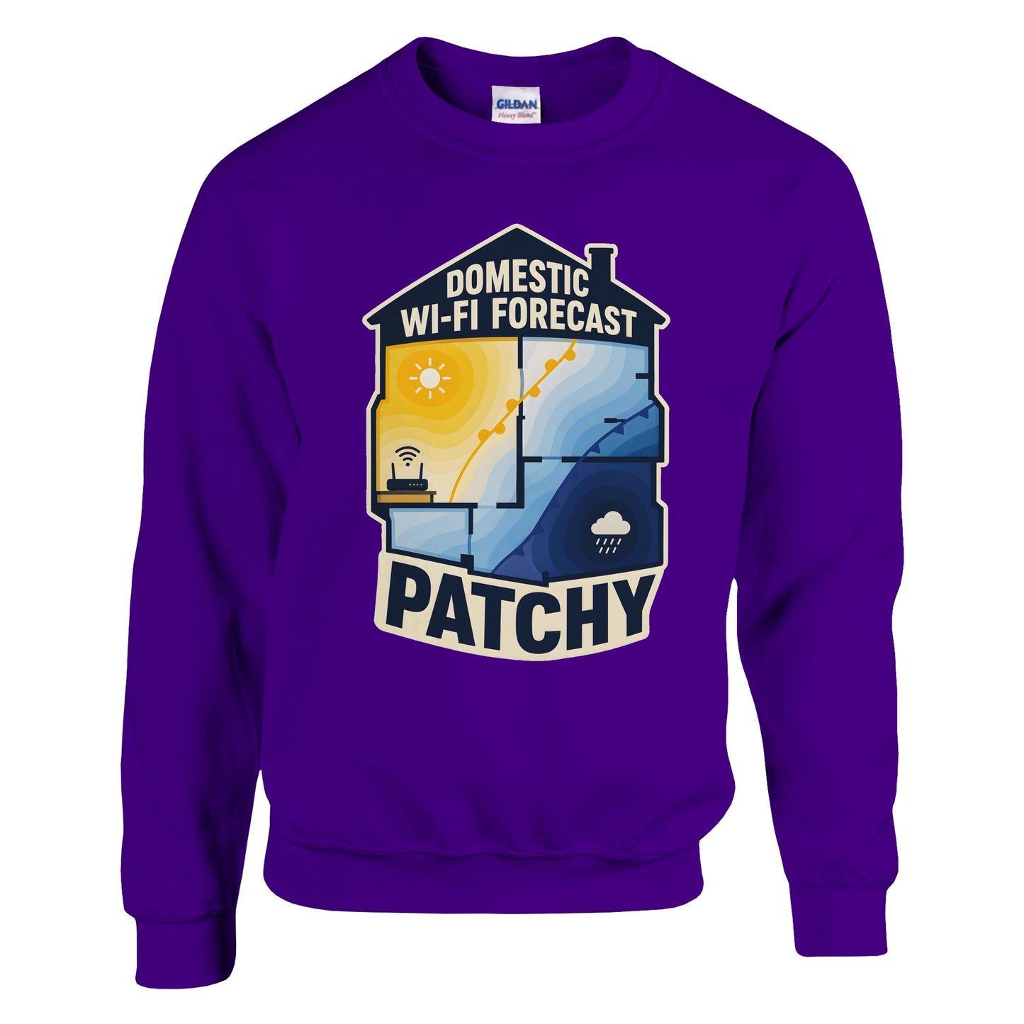 Domestic Wi-Fi Forecast Patchy Sweatshirt — product view 6