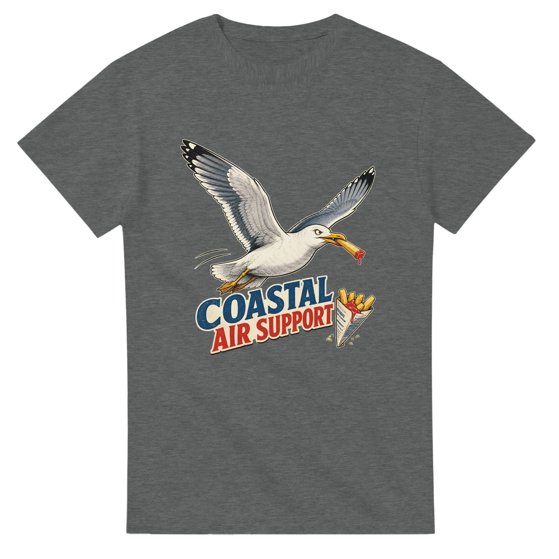 Coastal Air Support Seagull Graphic T-shirt — product view 3