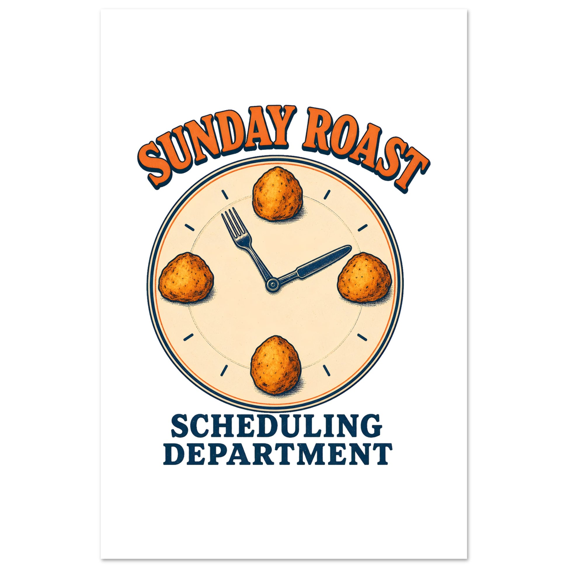 Sunday Roast Scheduling Department Poster — product view 5