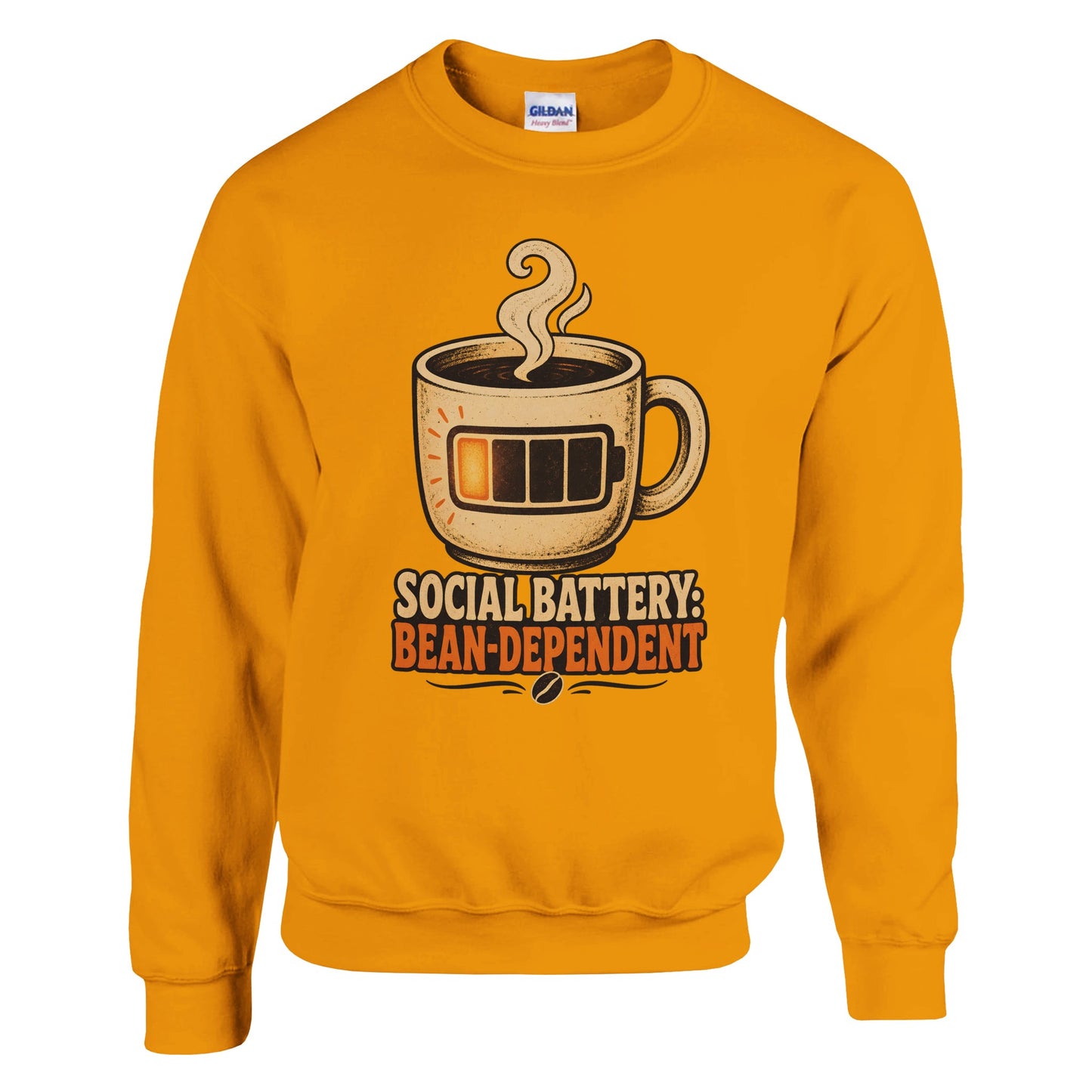 Social Battery: Bean-Dependent Graphic Sweatshirt — product view 11