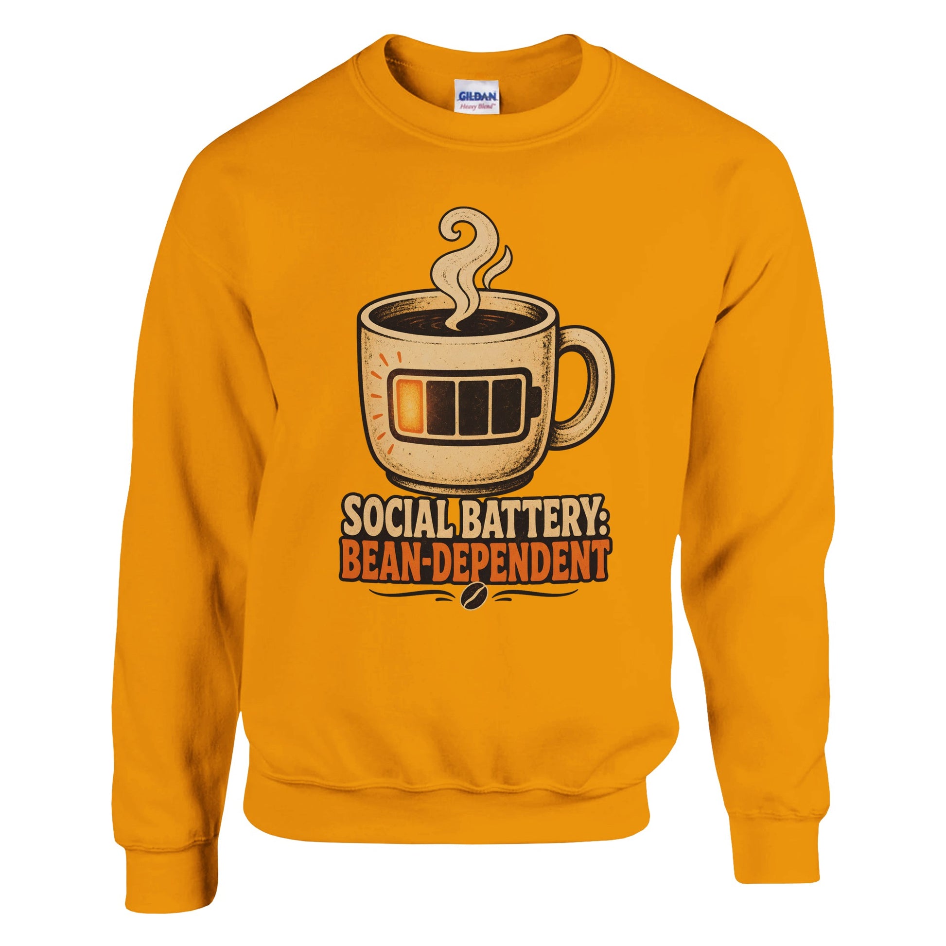 Social Battery: Bean-Dependent Graphic Sweatshirt — product view 11