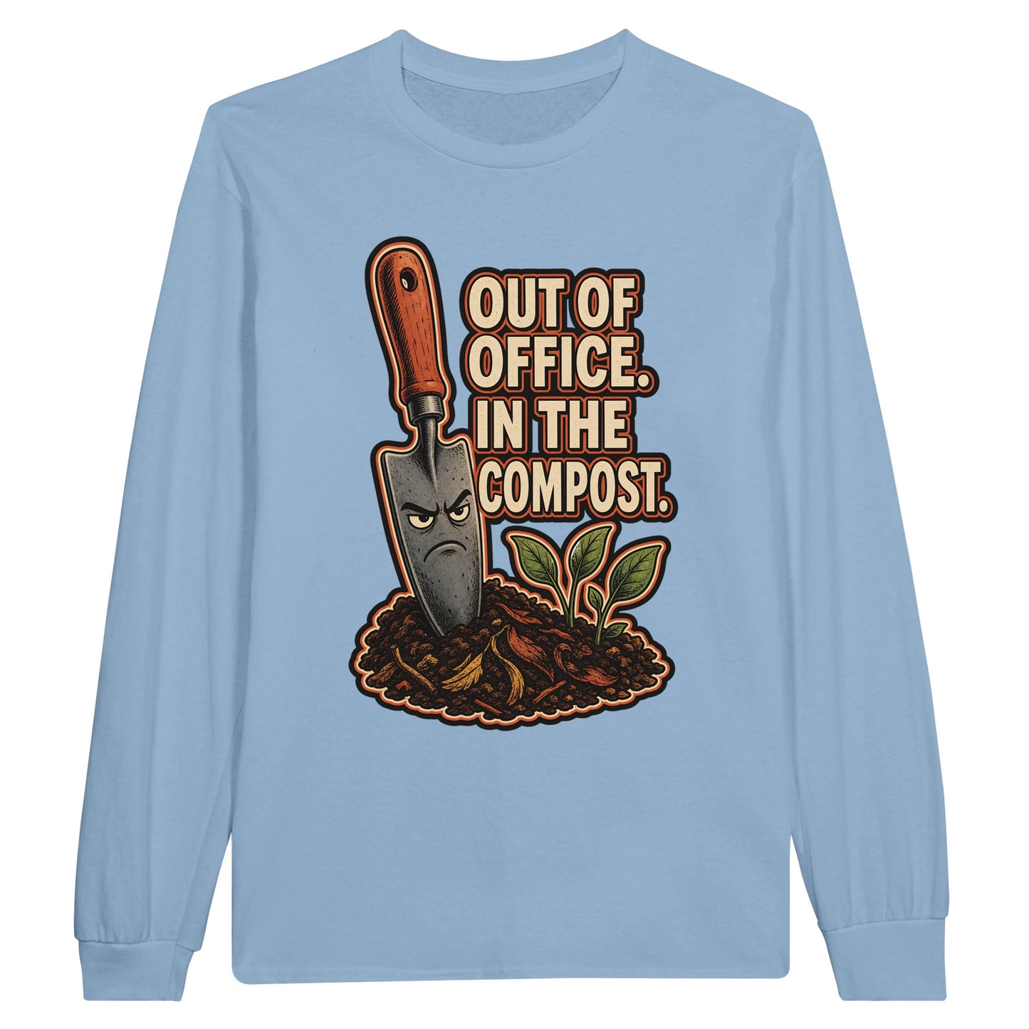 Out of Office, In the Compost Long-Sleeve T-shirt — product view 8