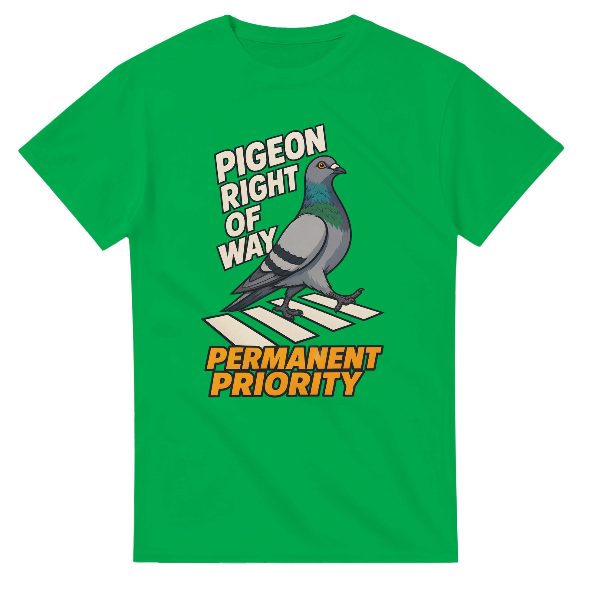 Pigeon Right of Way T-shirt — product view 11