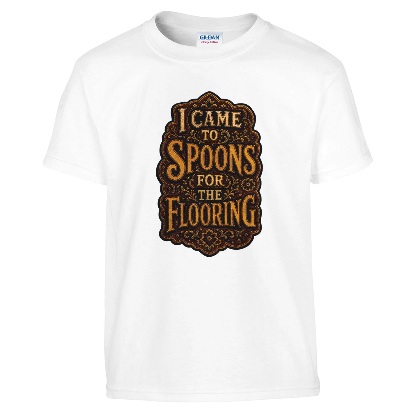 I Came to Spoons for the Flooring Kids' T-shirt — product view 1