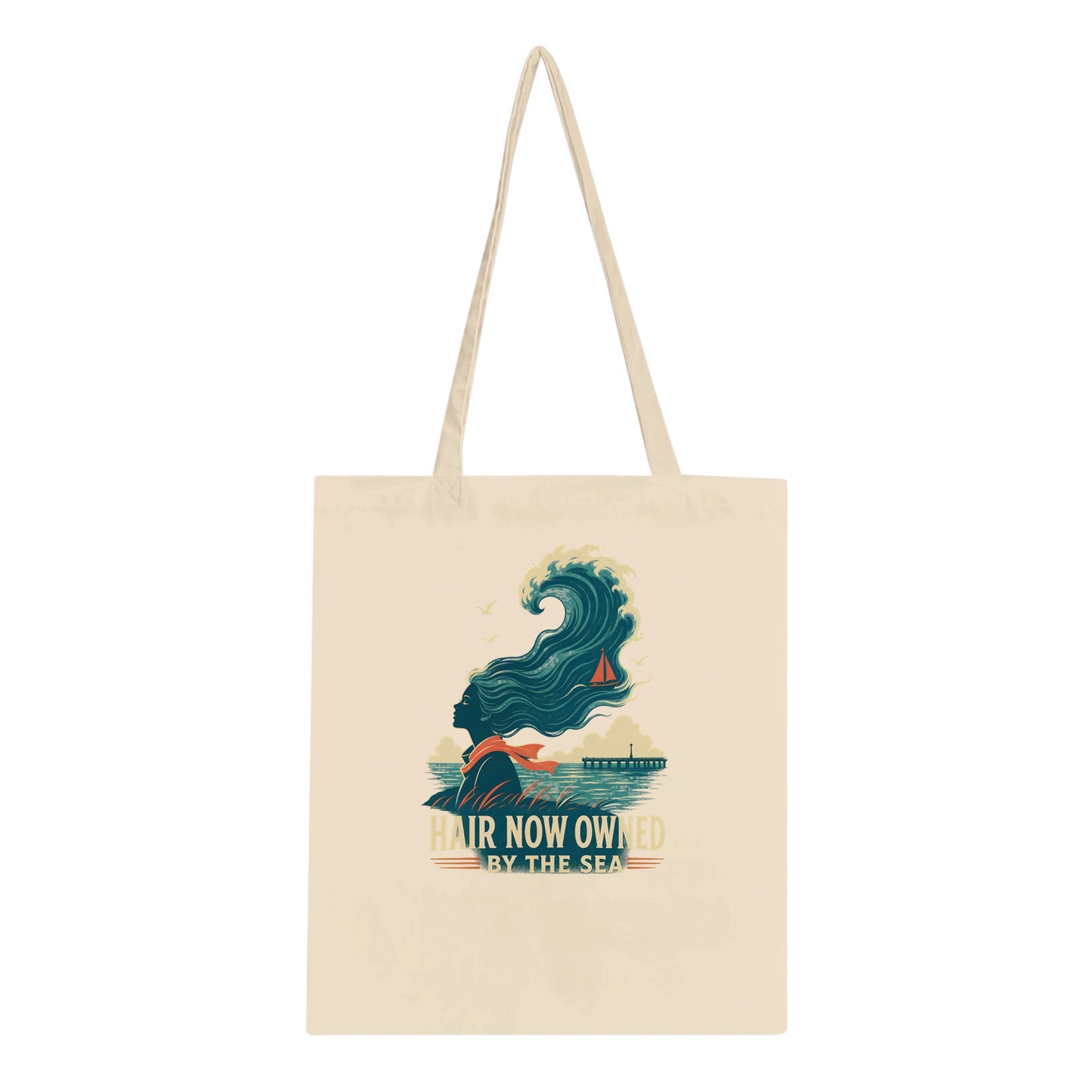 Hair Now Owned by the Sea Tote Bag — product view 1