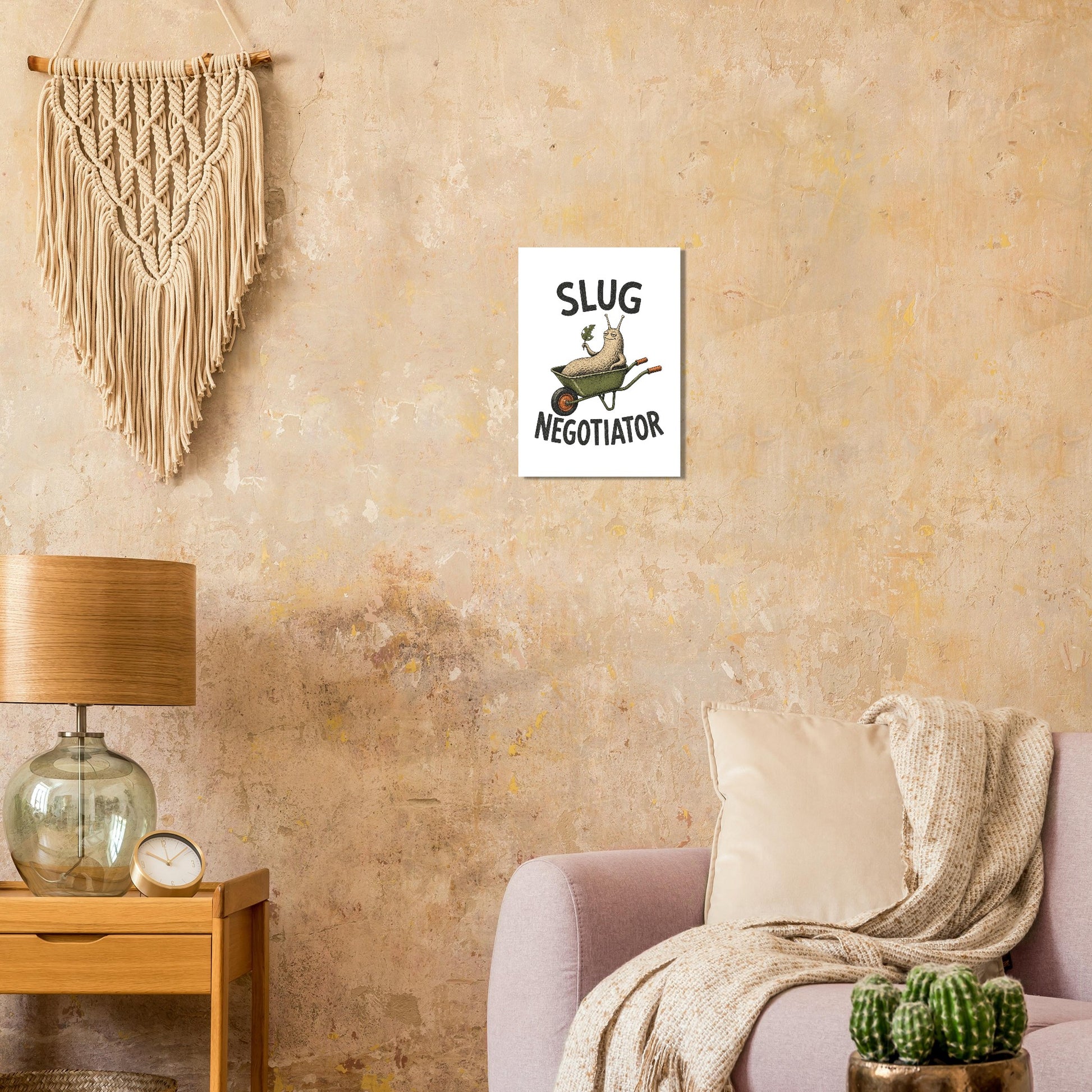 Slug Negotiator Garden Graphic Poster — product view 9