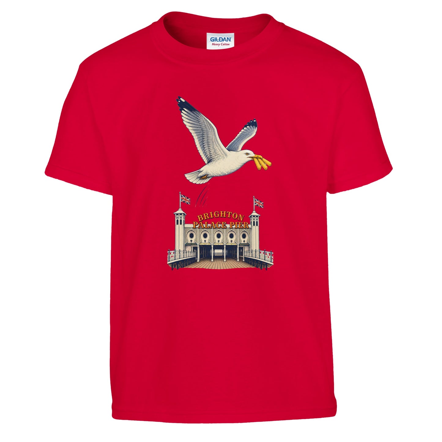 Brighton Palace Pier Chip Heist Kids' T-shirt — product view 5