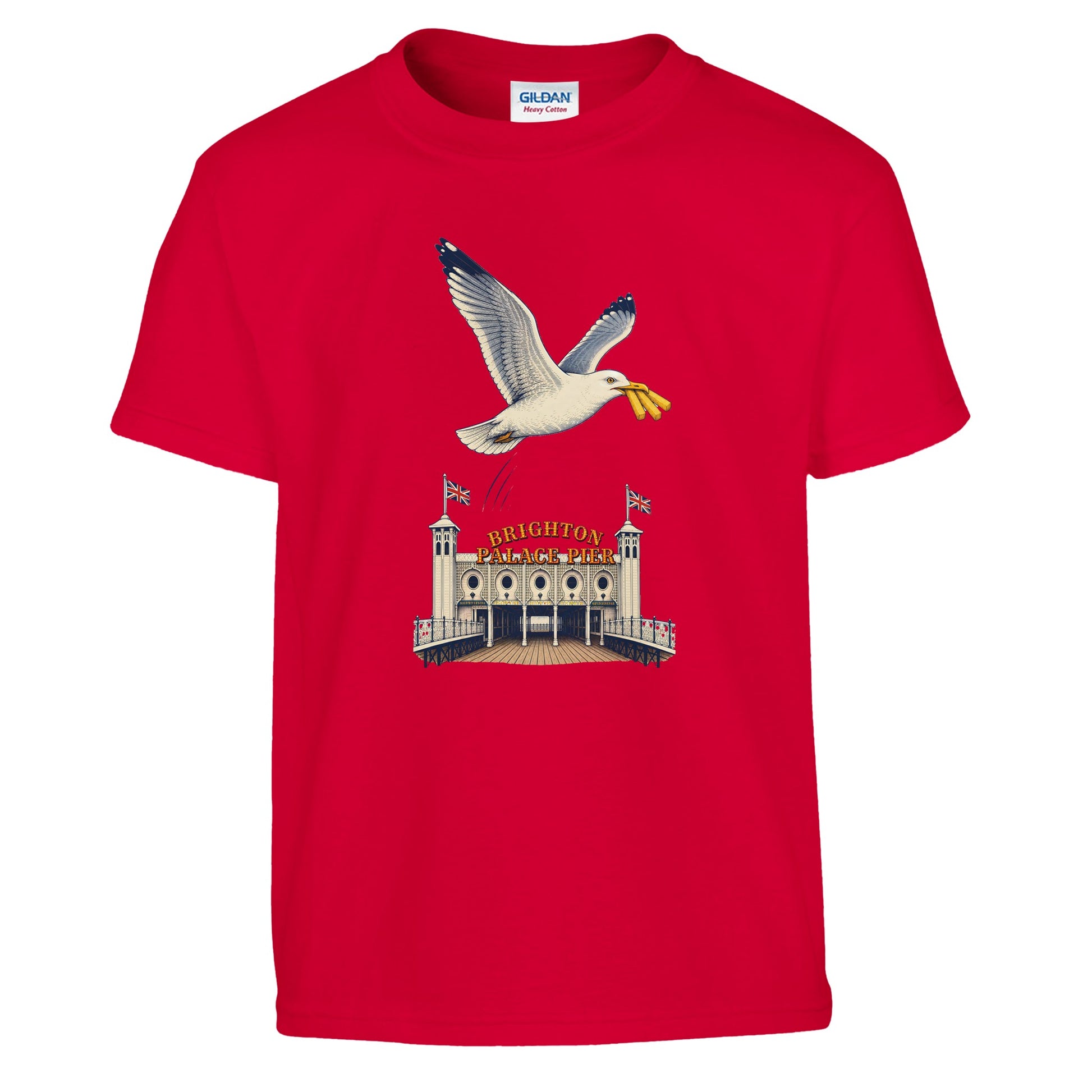 Brighton Palace Pier Chip Heist Kids' T-shirt — product view 5