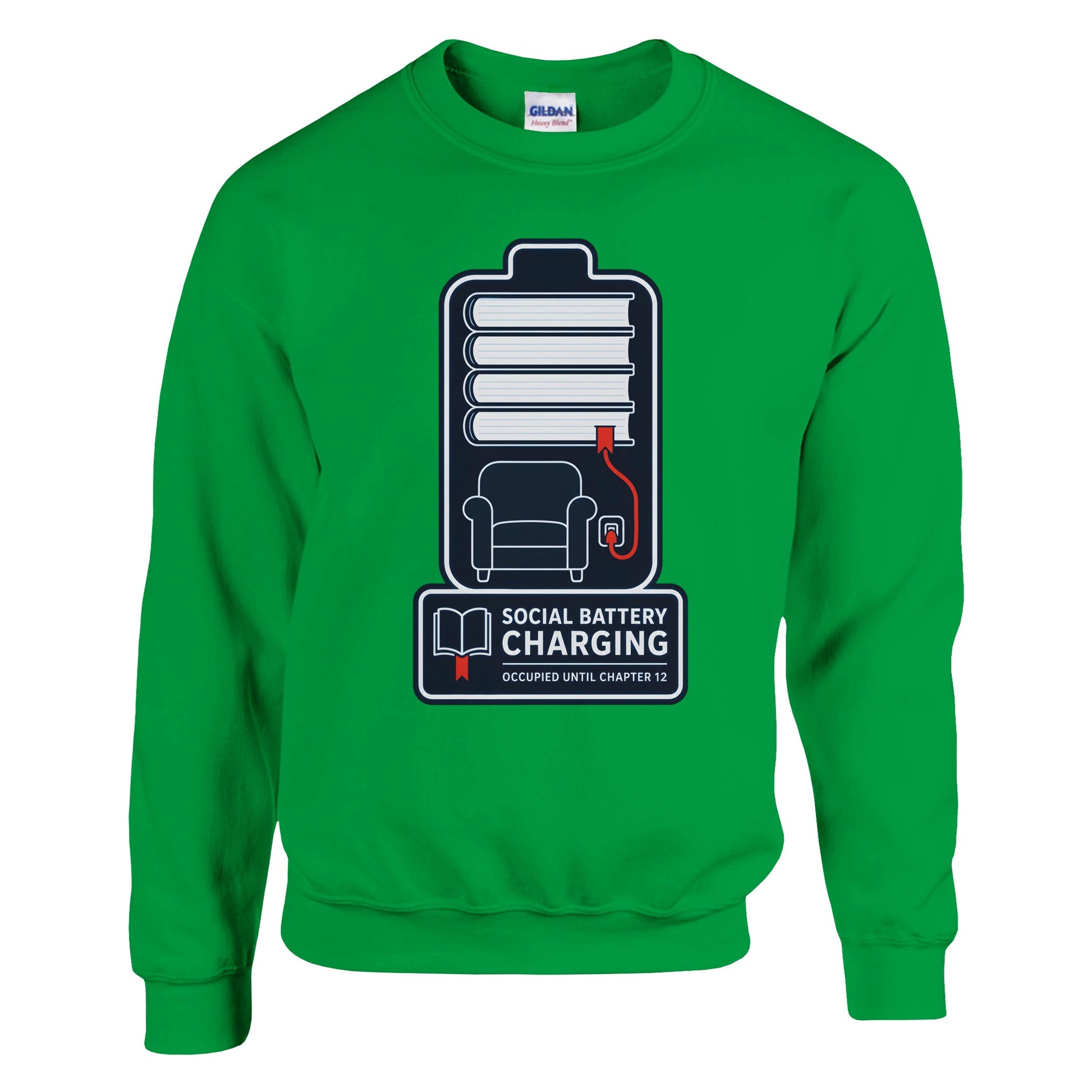 Social Battery Charging Sweatshirt — product view 12