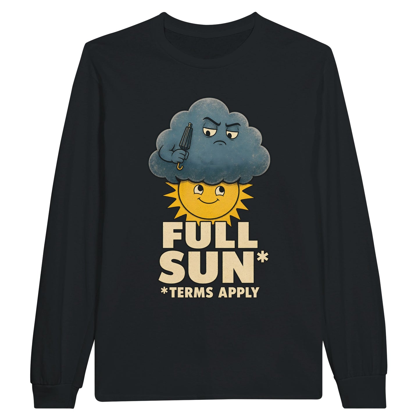 Full Sun, Terms Apply Weather Graphic Long-Sleeve T-shirt — product view 7