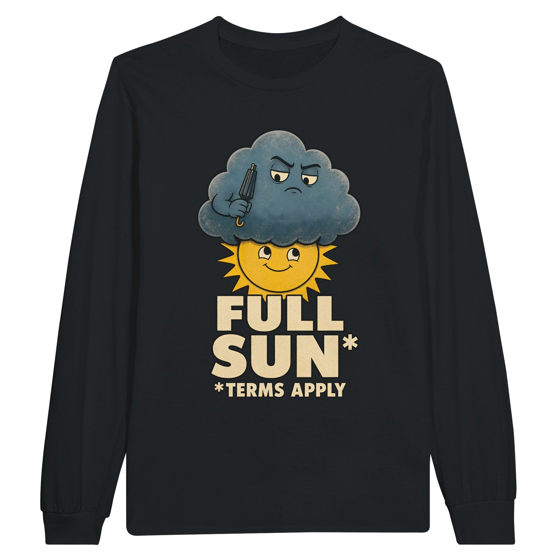 Full Sun, Terms Apply Weather Graphic Long-Sleeve T-shirt — product view 7