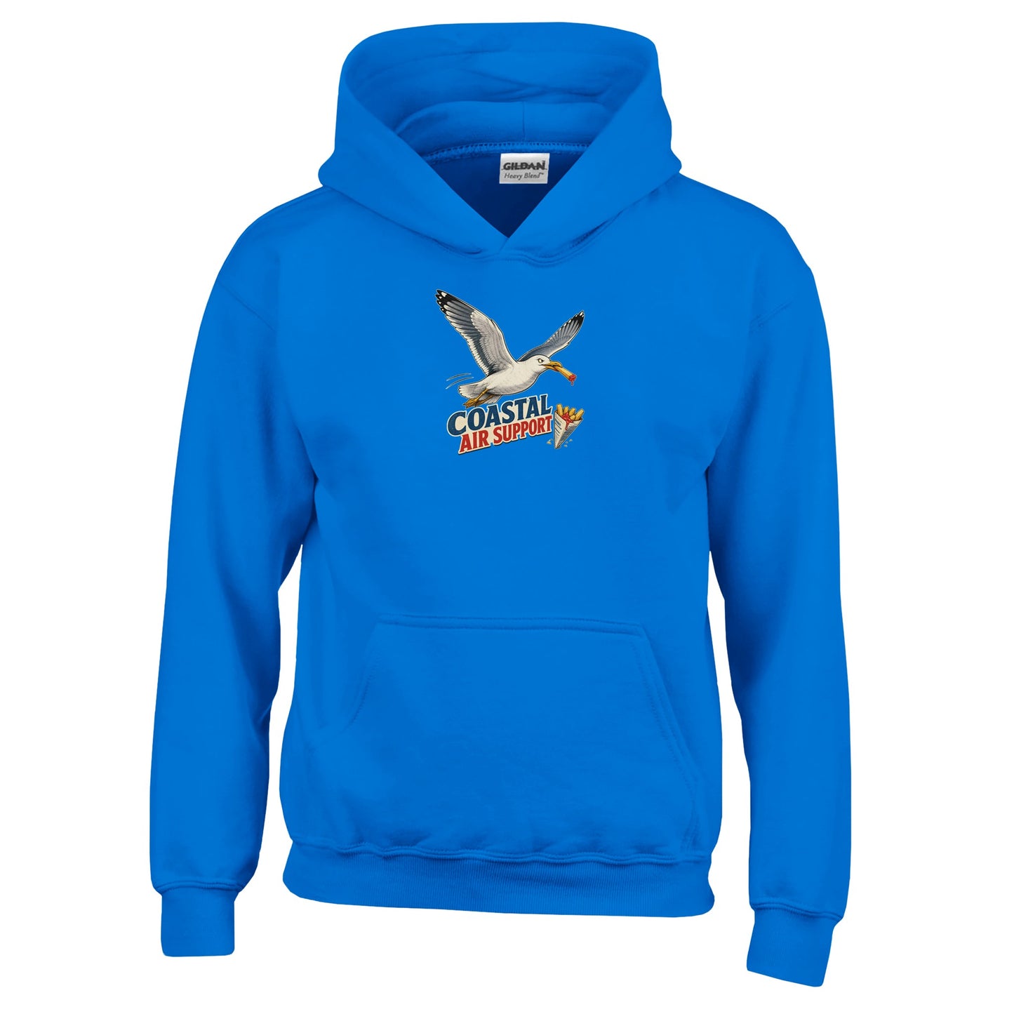 Coastal Air Support Seagull Graphic Kids' Hoodie — product view 11