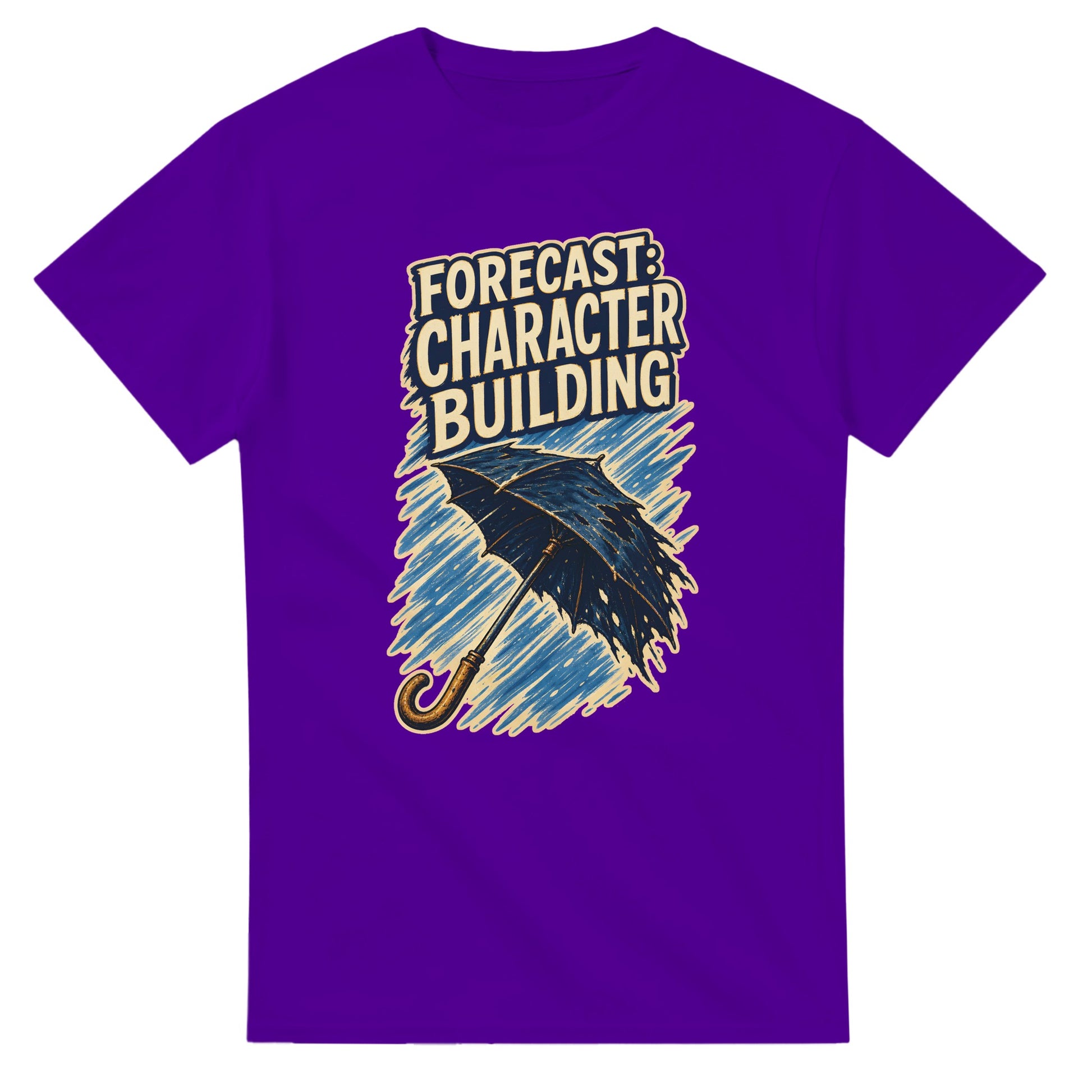 Forecast: Character Building – British Weather T-Shirt & Print — product view 16