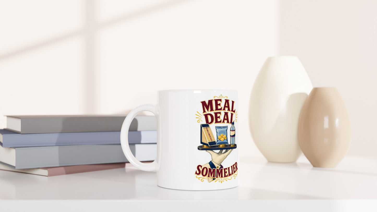 Meal Deal Sommelier British Lunch Design Mug — product view 5