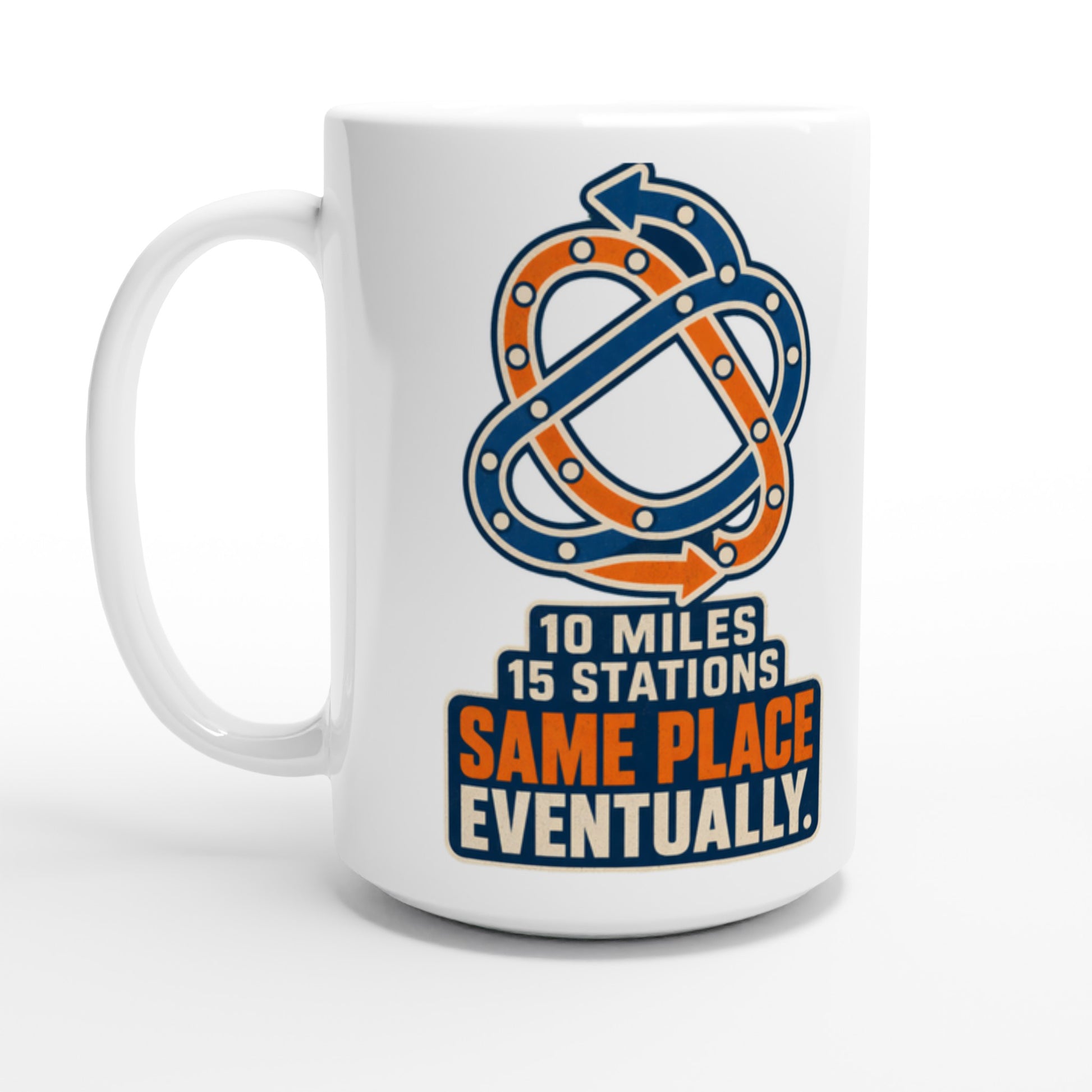 Glasgow Same Place Eventually Large Mug — product view 1